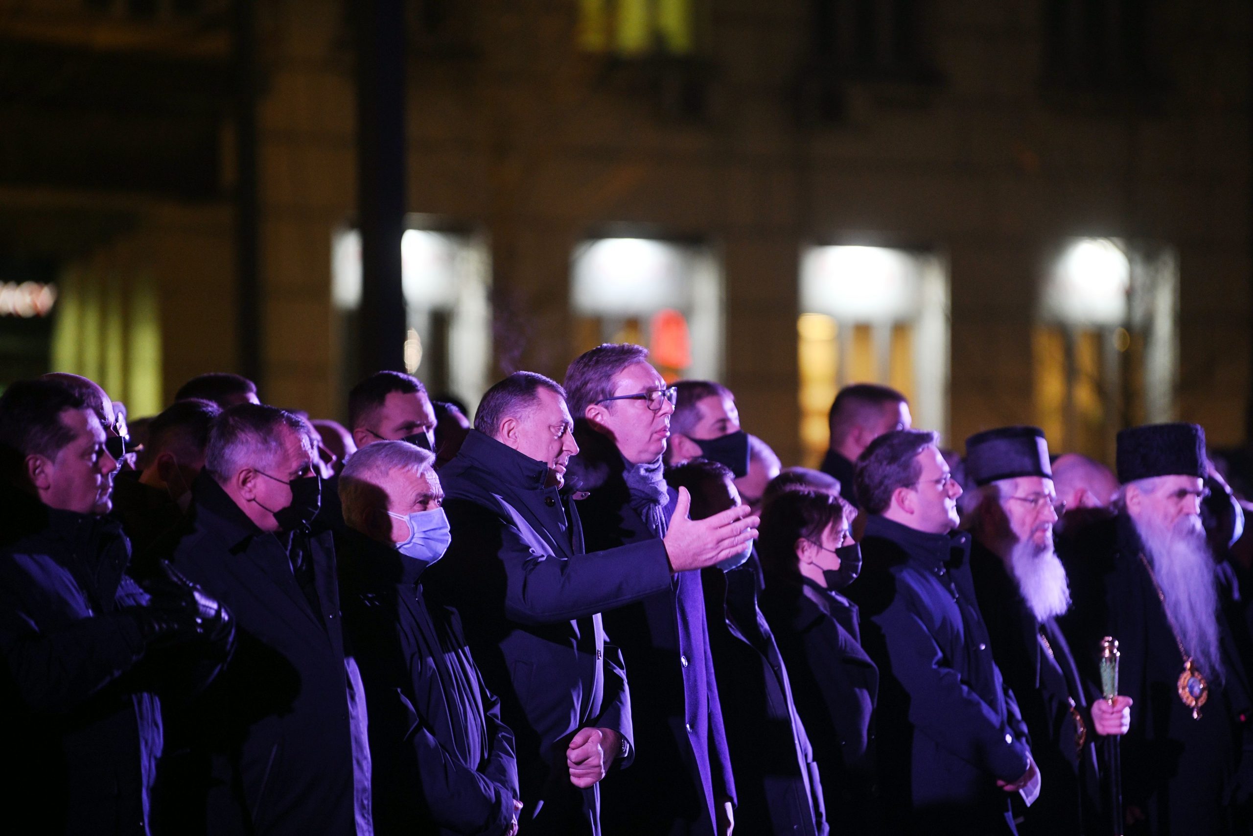 Beograd 27. januar 2021. Svecano otvaranje spomenika Stefanu Nemanji na Savskom trgu Foto:Filip Krainčanić/Nova.rs