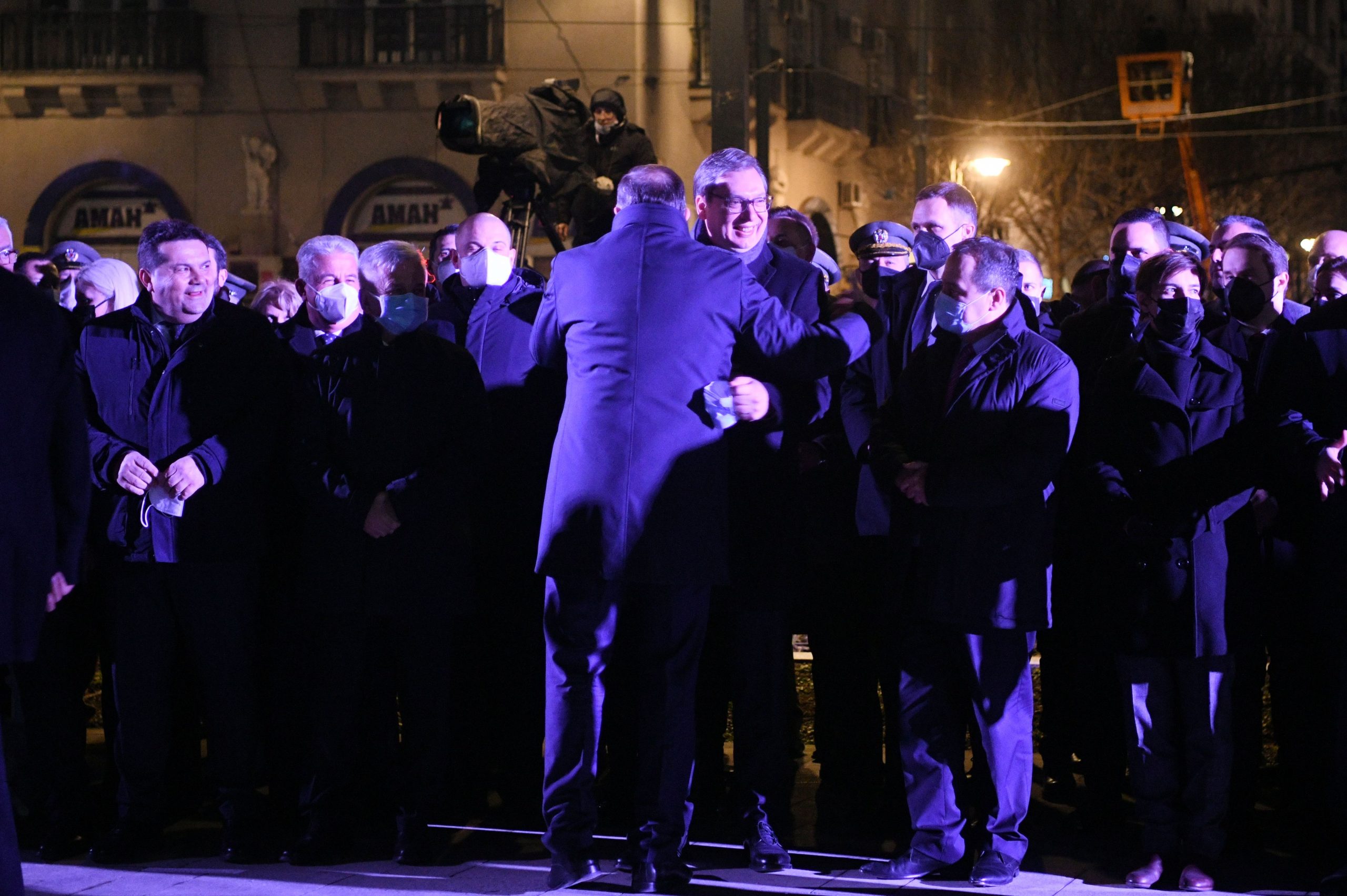 Beograd 27. januar 2021. Svecano otvaranje spomenika Stefanu Nemanji na Savskom trgu Foto:Filip Krainčanić/Nova.rs