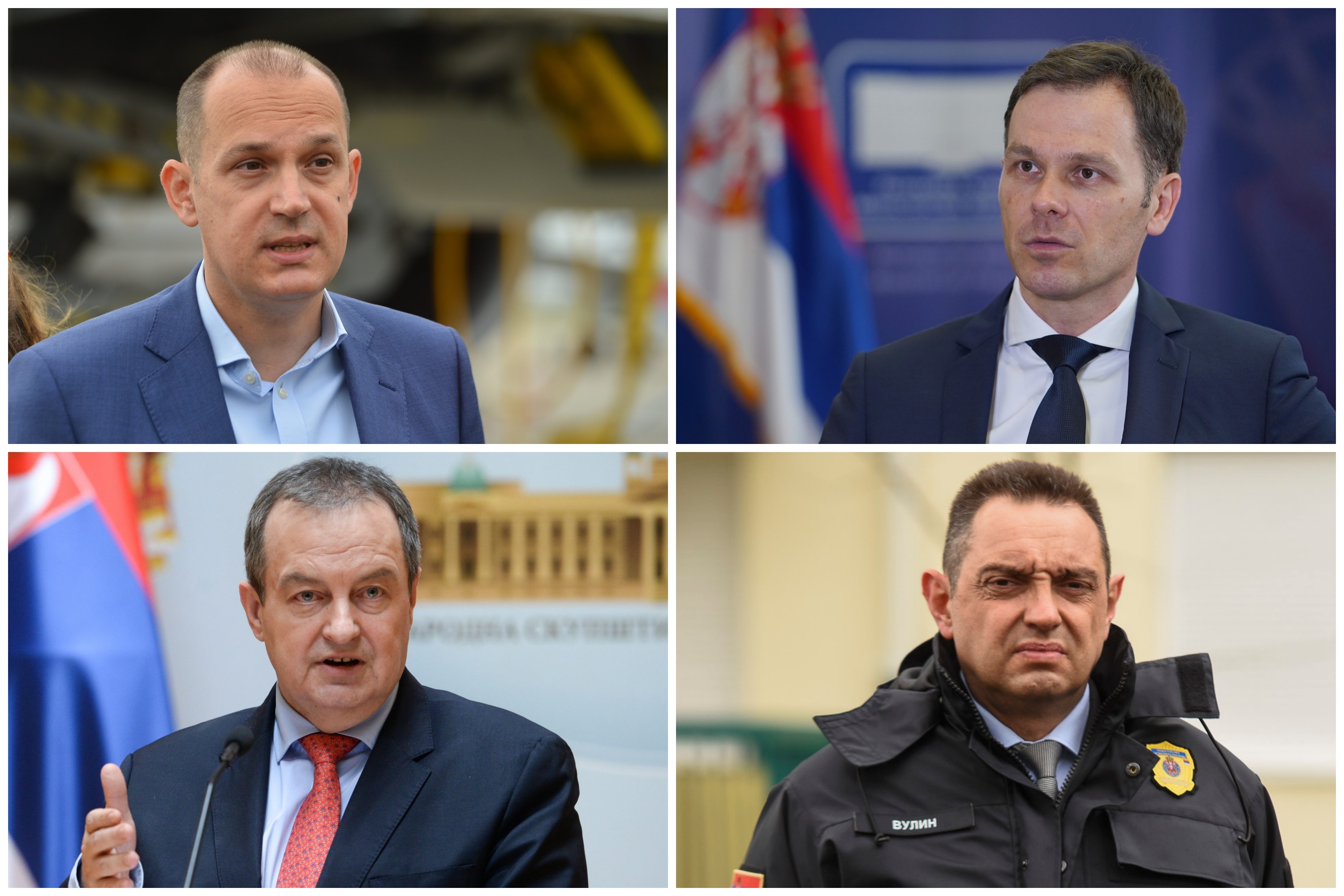 Zlatibor Lončar, Siniša Mali, Ivica Dačić, Aleksandar Vulin, kombo Foto: TANJUG/STRAHINJA ACIMOVIC/DRAGAN KUJUNDZIC/JADRANKA ILIC/Nenad Lazić/Nova.rs