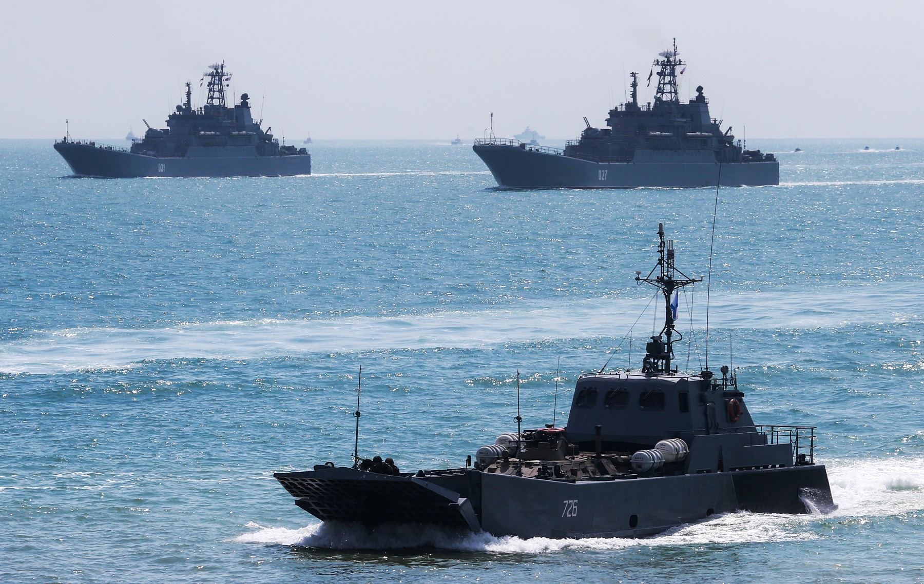Russia holds military exercise in Crimea