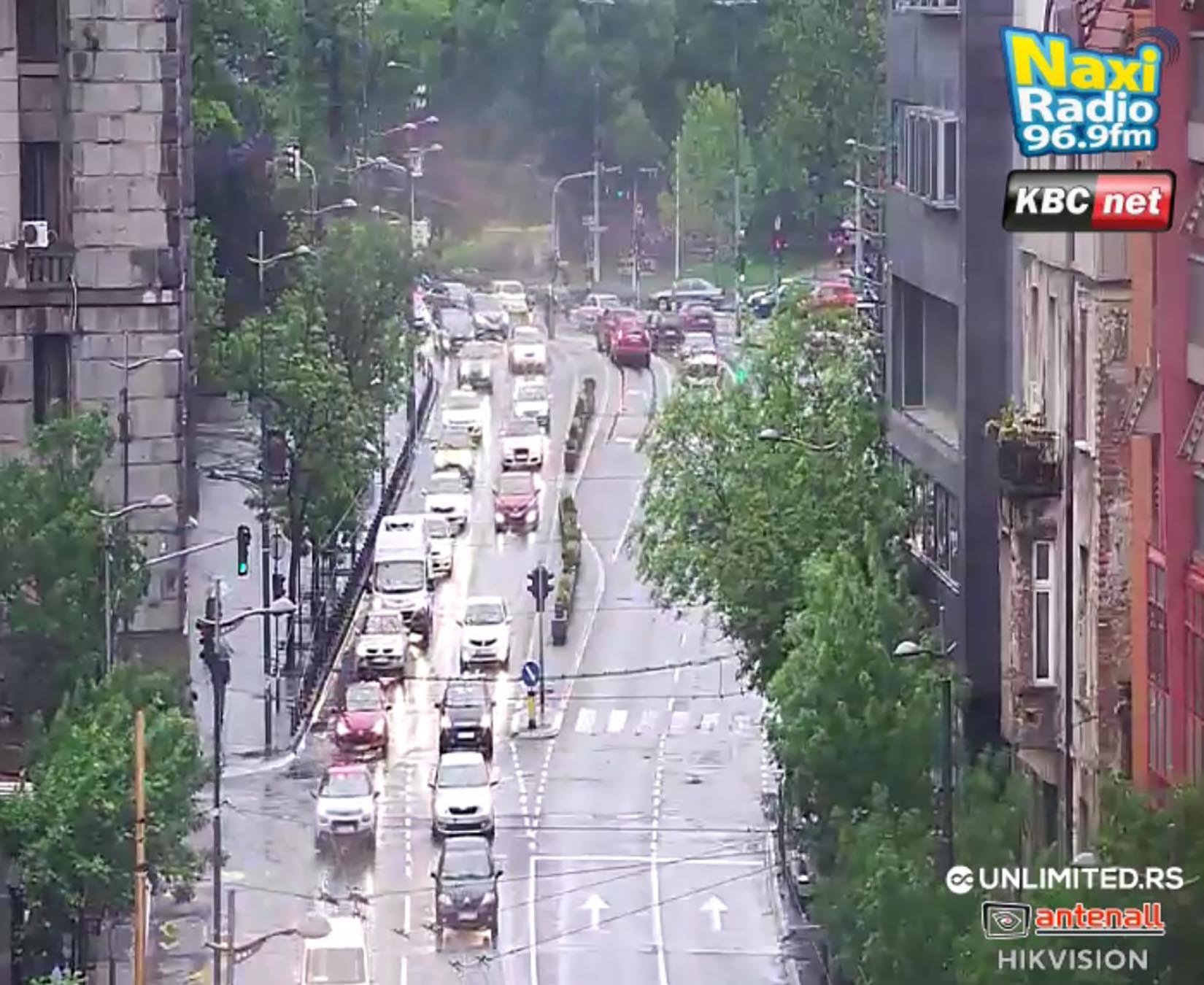 Takovska ulica, gužva, saobraćaj Foto: Naxi kamere
