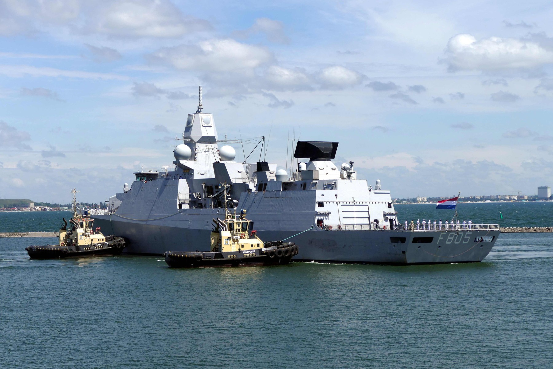 Two NATO ships enter port of Odessa in Ukraine