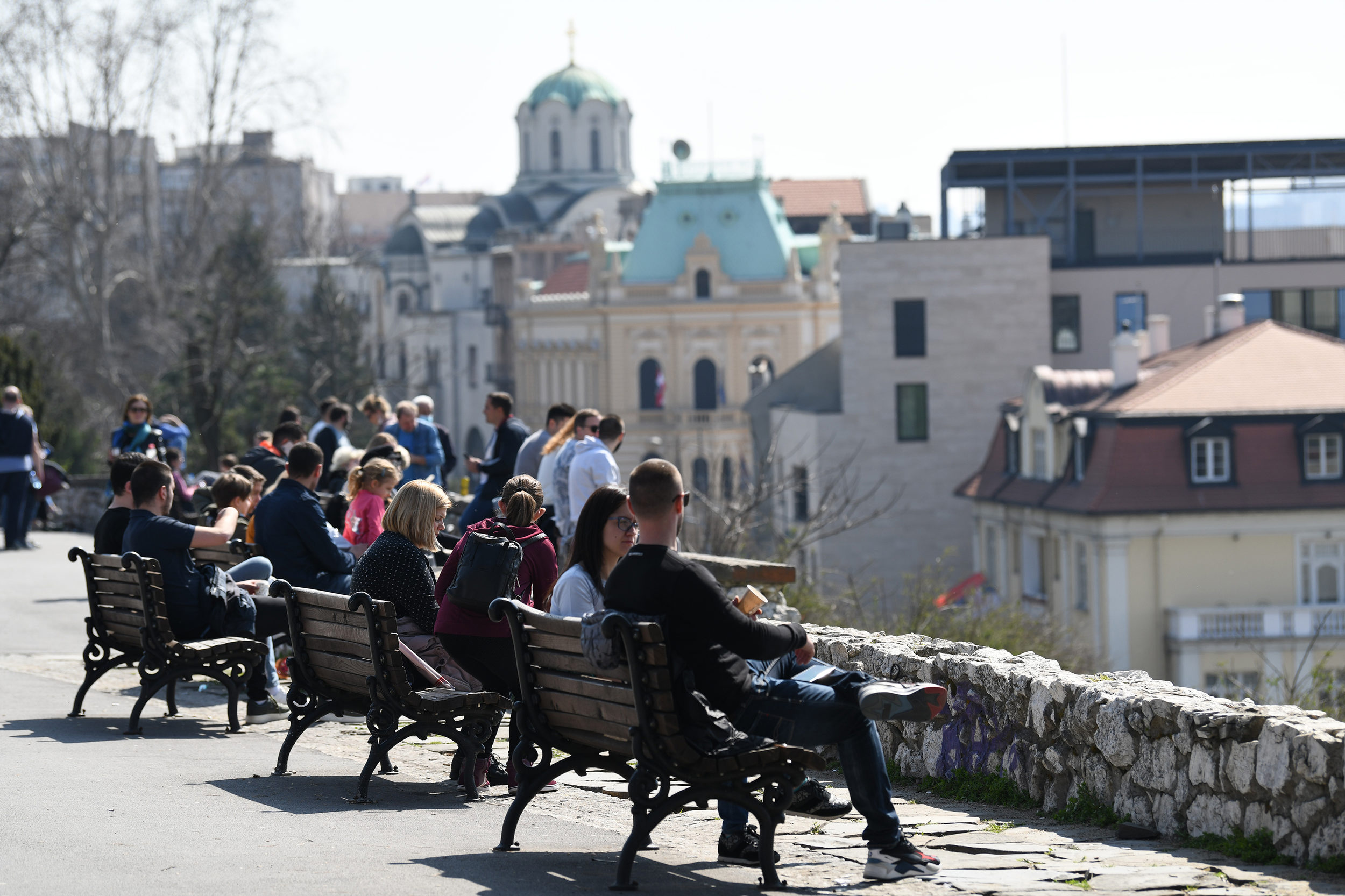 beograd 27 mart 2021   lepo vreme, kalemegdan