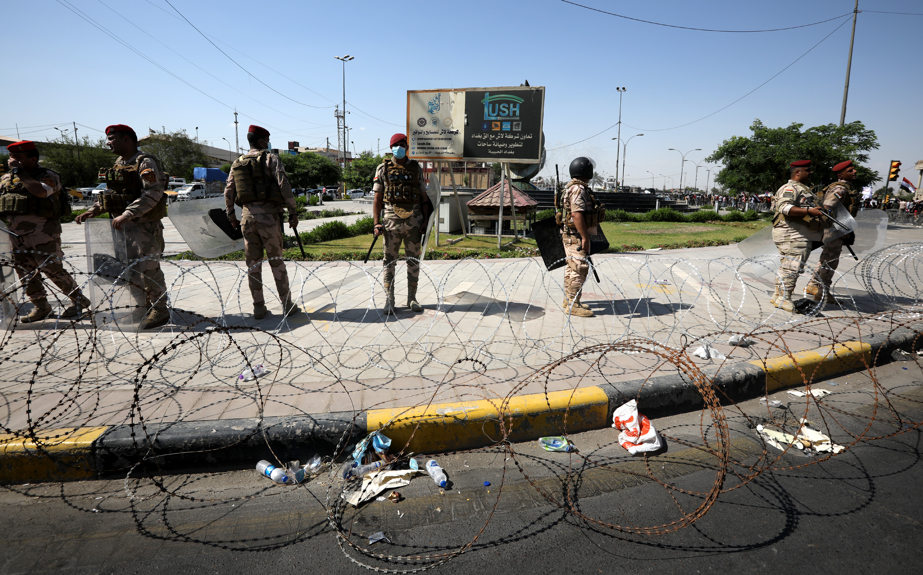 Anti-government protest in Baghdad