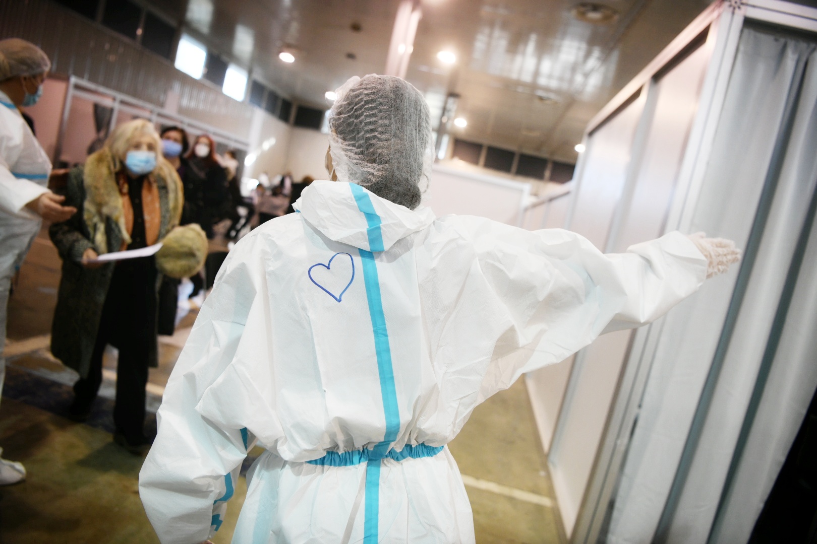 za bozicu 21.01.2021. Sajam, vakcina, vakcinacija, kineska sinopharm vakcina, medicinske sestre Foto: Vesna Lalić/Nova.rs