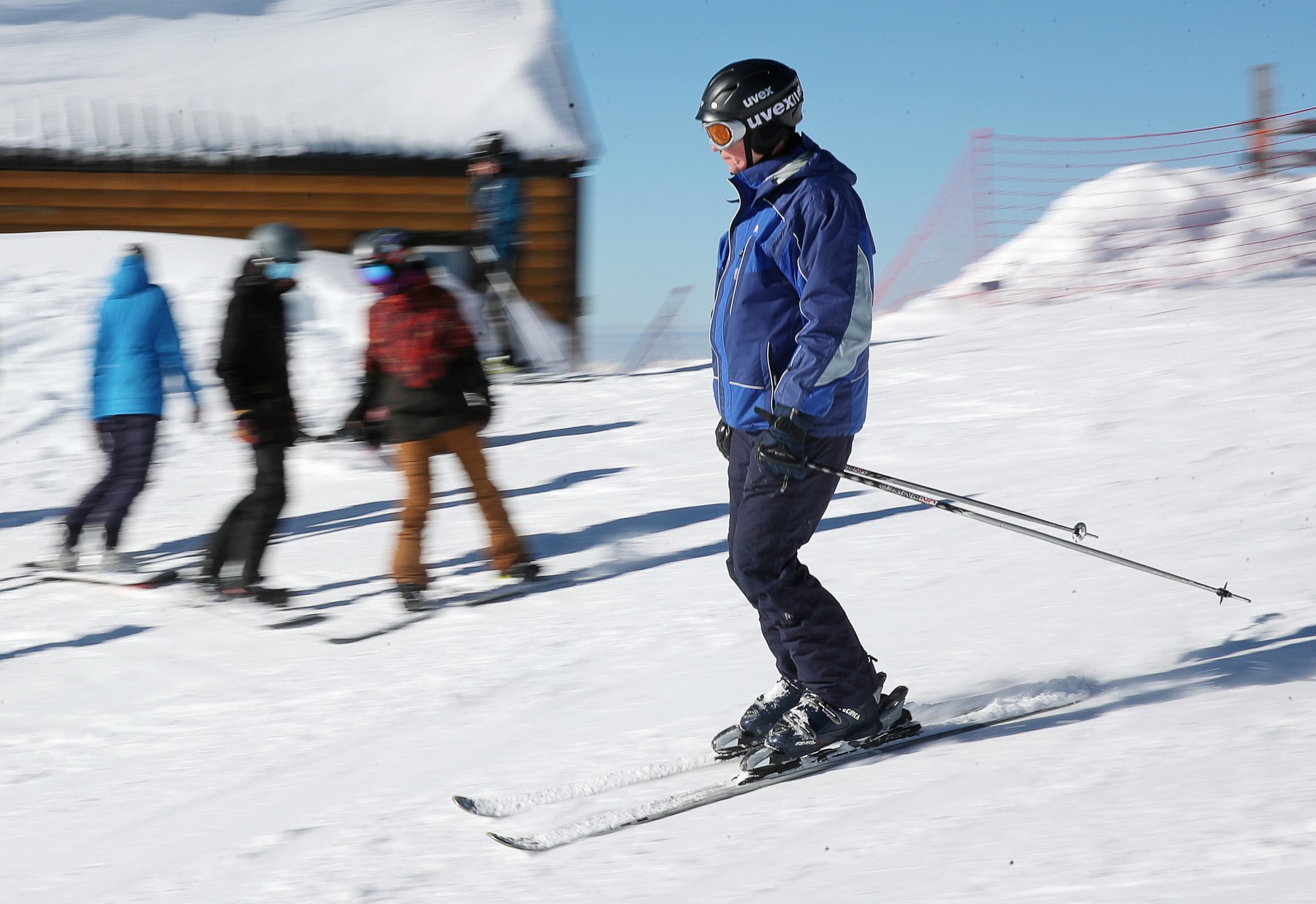 SOCHI, RUSSIA – JANUARY 22, 2021: Skiers at the Krasnaya Polyana resort in the Caucasus Mountains. Dmitry Feoktistov/TASS,Image: 585373566, License: Rights-managed, Restrictions: , Model Release: no, Credit line: Dmitry Feoktistov / TASS / Profimedia