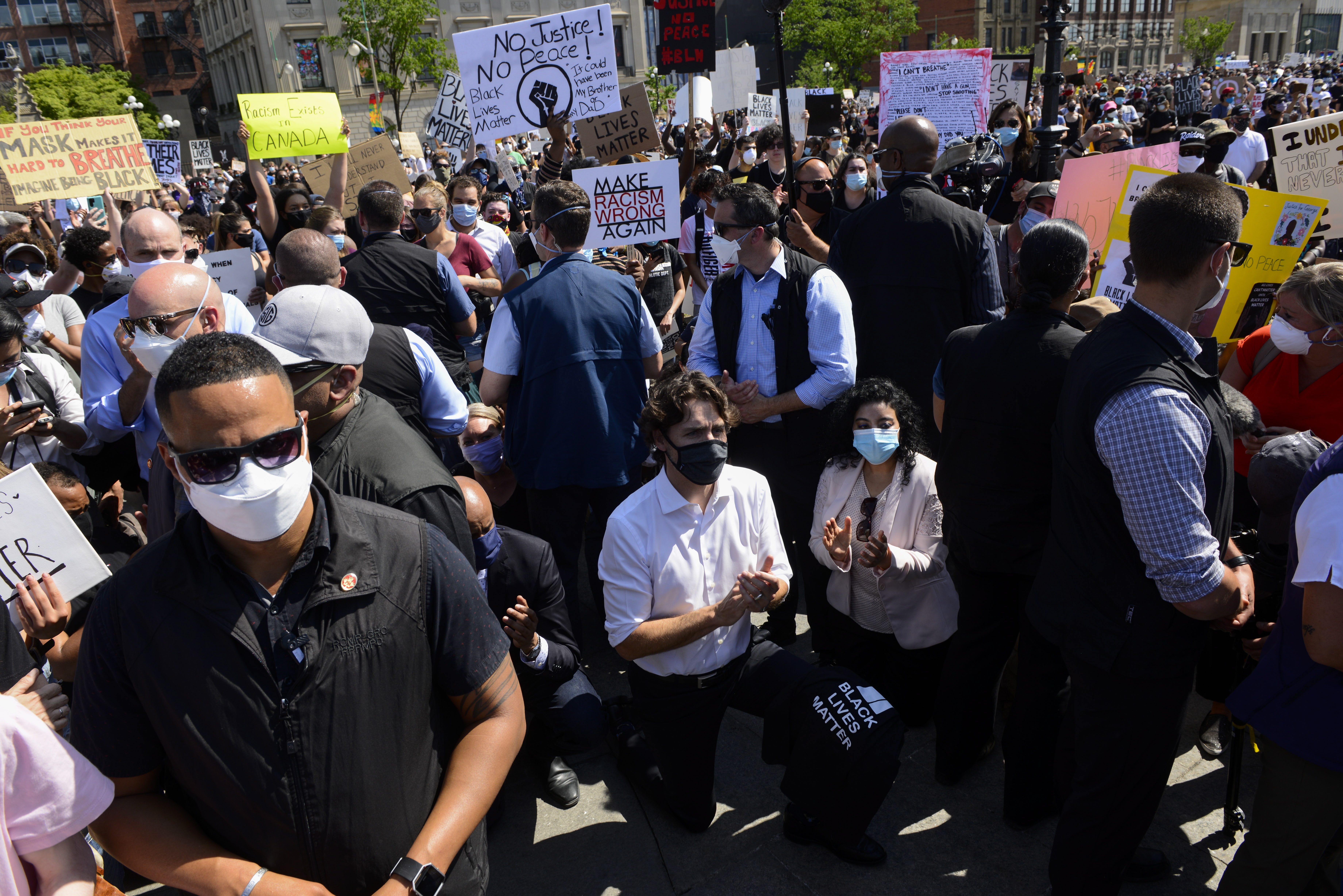 Džastin Trido, Džastin Trudo, Justin Trudeau, America Protests Canada