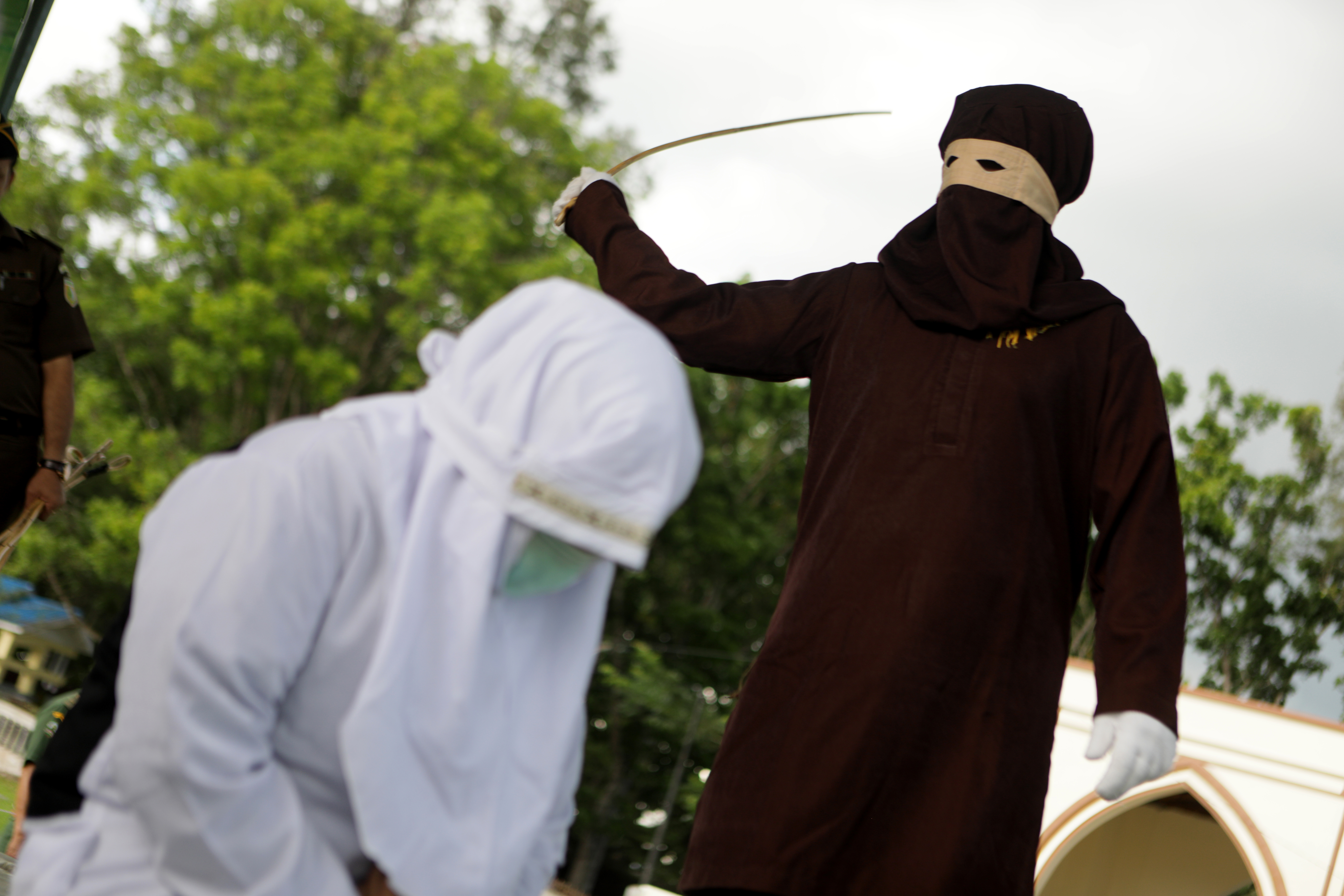 Whipping punishment is a one of the punishment for those who broke the sharia law in Aceh as  it's the only one province in Indonesia which implemented the sharia law
