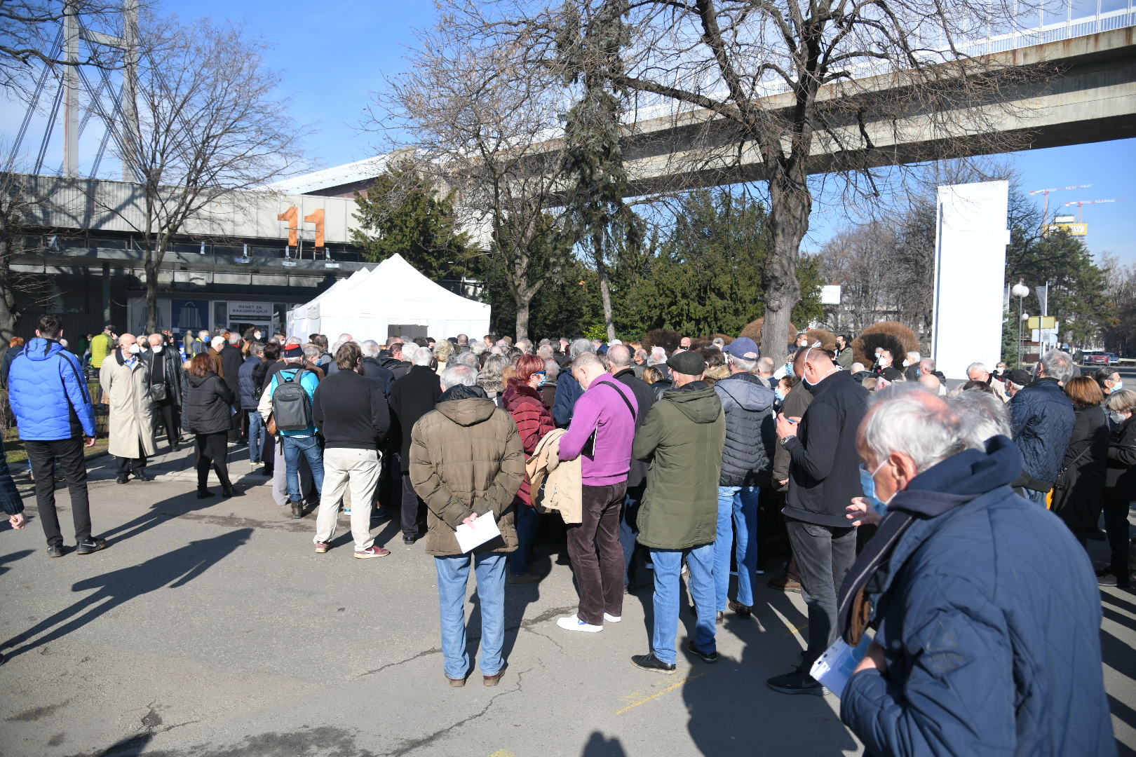 Beograd, 03.02.2021. Sajam, vakcinacija, gužva, vakcina Foto: Nemanja Jovanović/Nova.rs