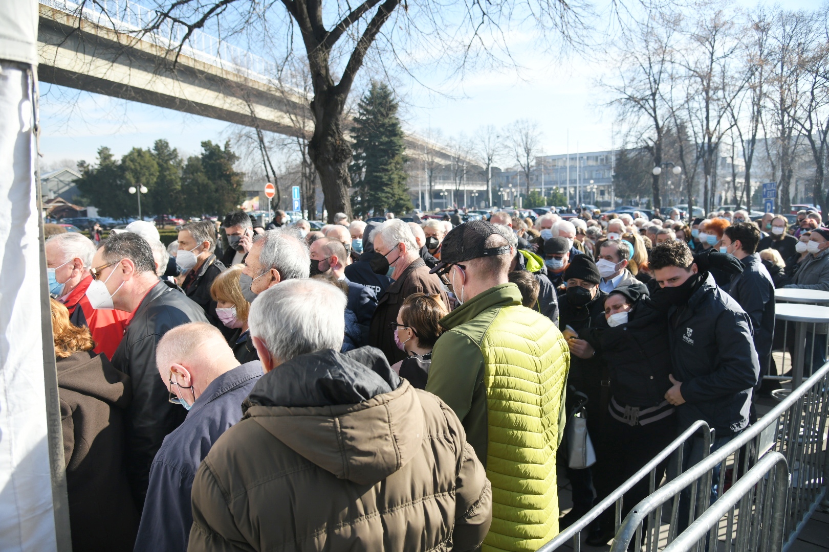Beograd, 03.02.2021. Sajam, vakcinacija, gužva, vakcina Foto: Nemanja Jovanović/Nova.rs