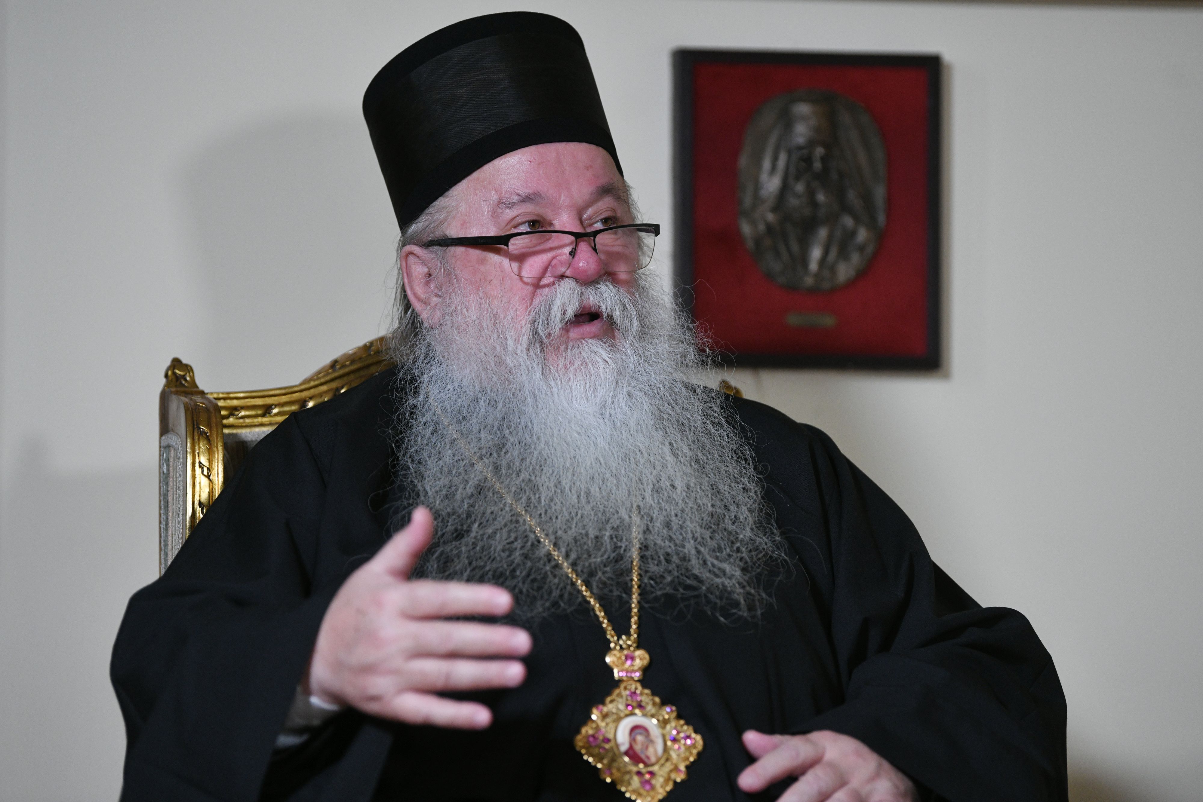 Beograd 15. januar 2021. Mitropolit dabrobosanski Hrizostom Foto:Filip Krainčanić/Nova.rs