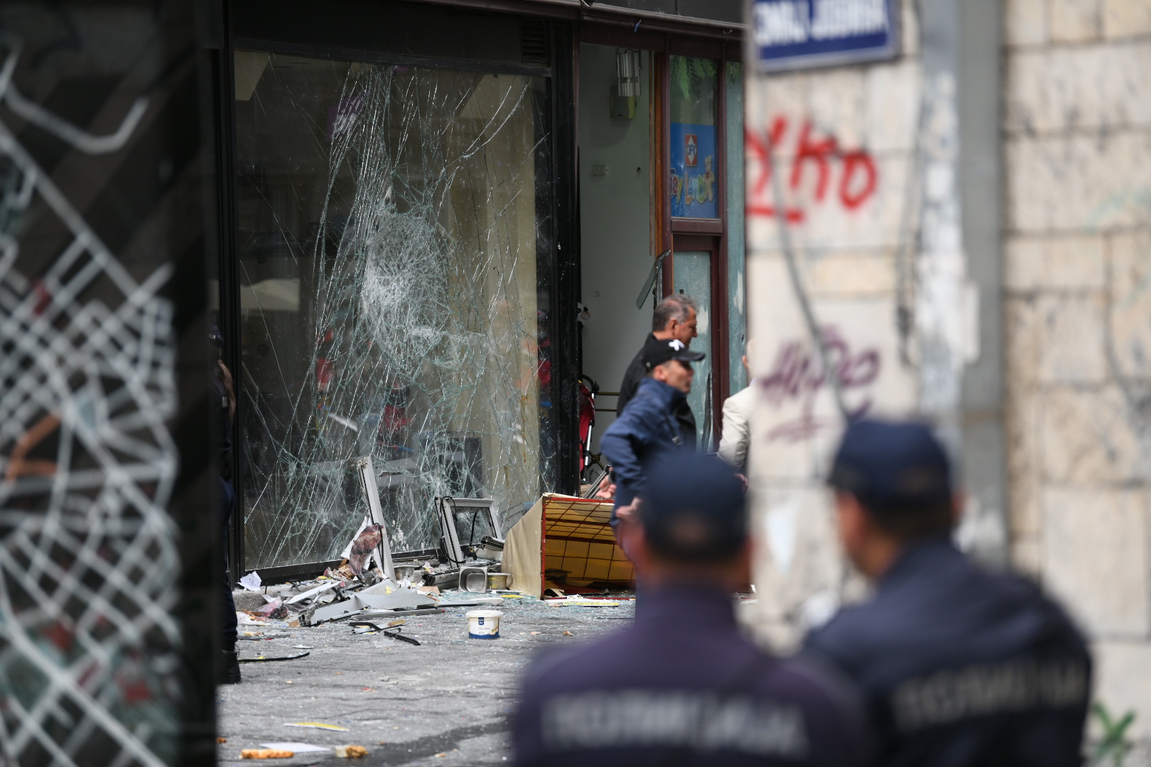 Beograd 31.05.2021. Čika Ljubina ulica, eksplozija, hronika, plinska boca, vatrogasci, policija, uviđaj, uvidjaj Foto: Vesna Lalić/Nova.rs