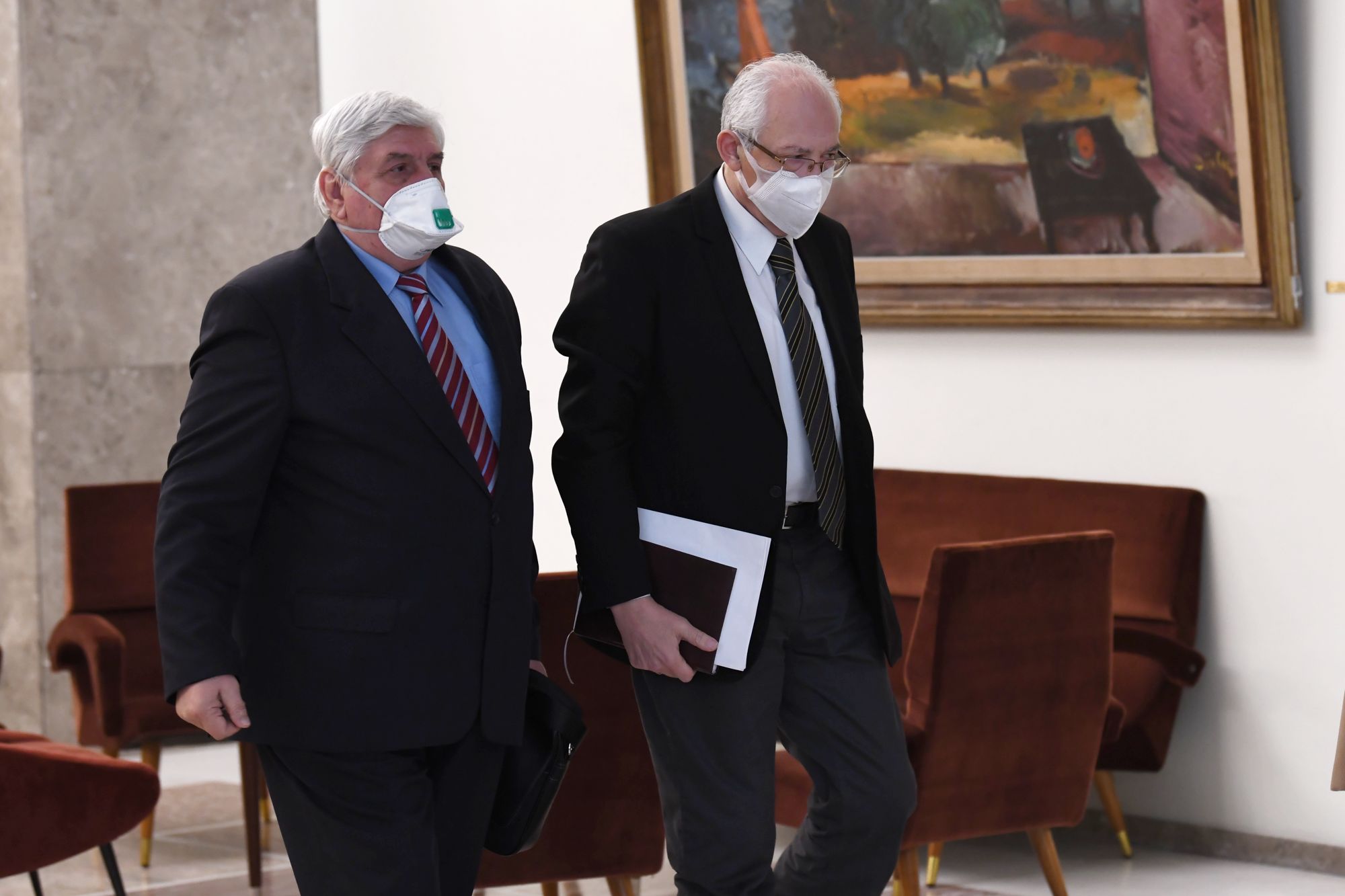 Beograd 09.02.2021. Branislav Tiodorović, Predrag Kon. Krizni štab, sednica kriznog štaba Foto: Goran Srdanov/Nova.rs