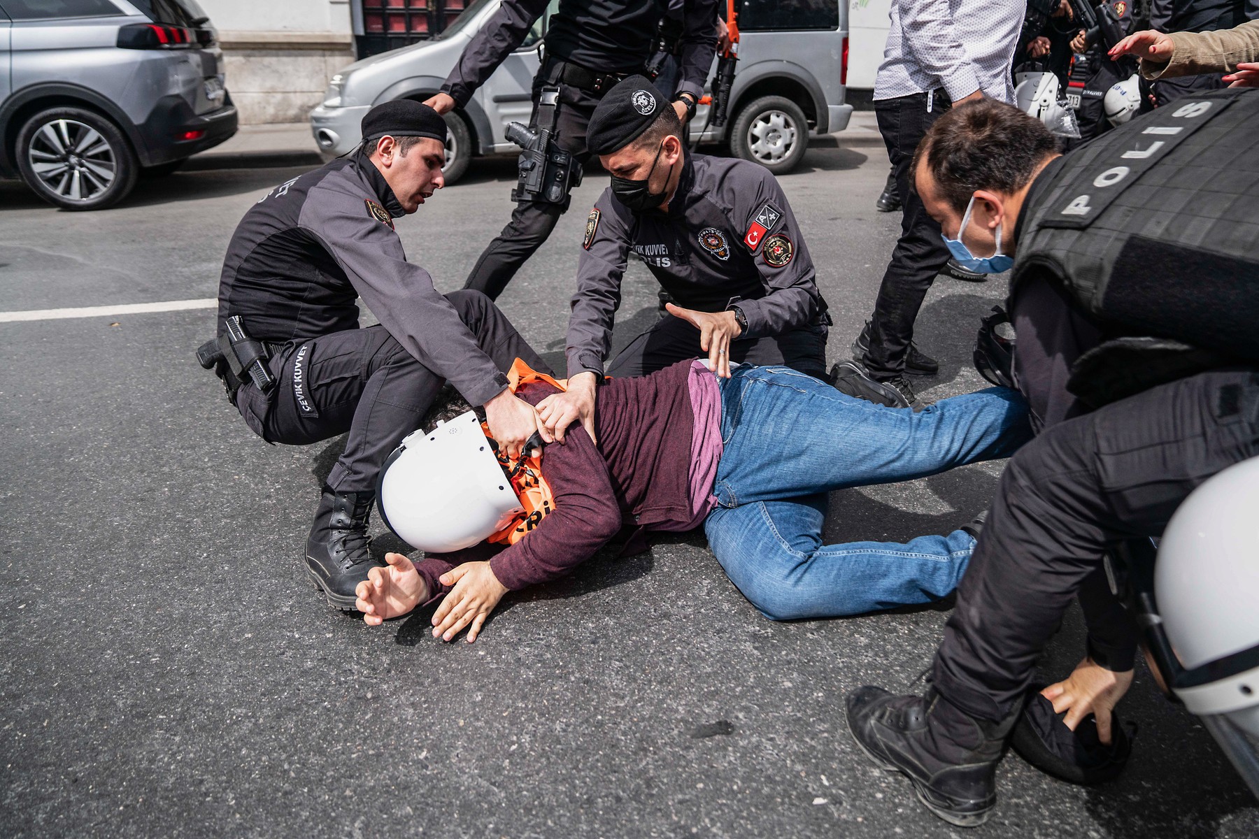 Turska protest, International Workers' Day protest in Istanbul, Turkey - 01 May 2021
