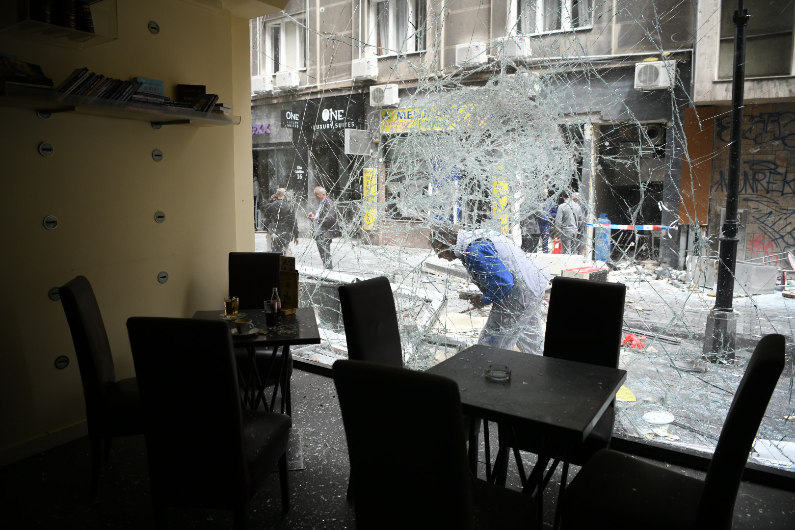 Beograd 31.05.2021. Čika Ljubina ulica, eksplozija, hronika, plinska boca, vatrogasci, policija, uviđaj, uvidjaj Foto: Vesna Lalić/Nova.rs