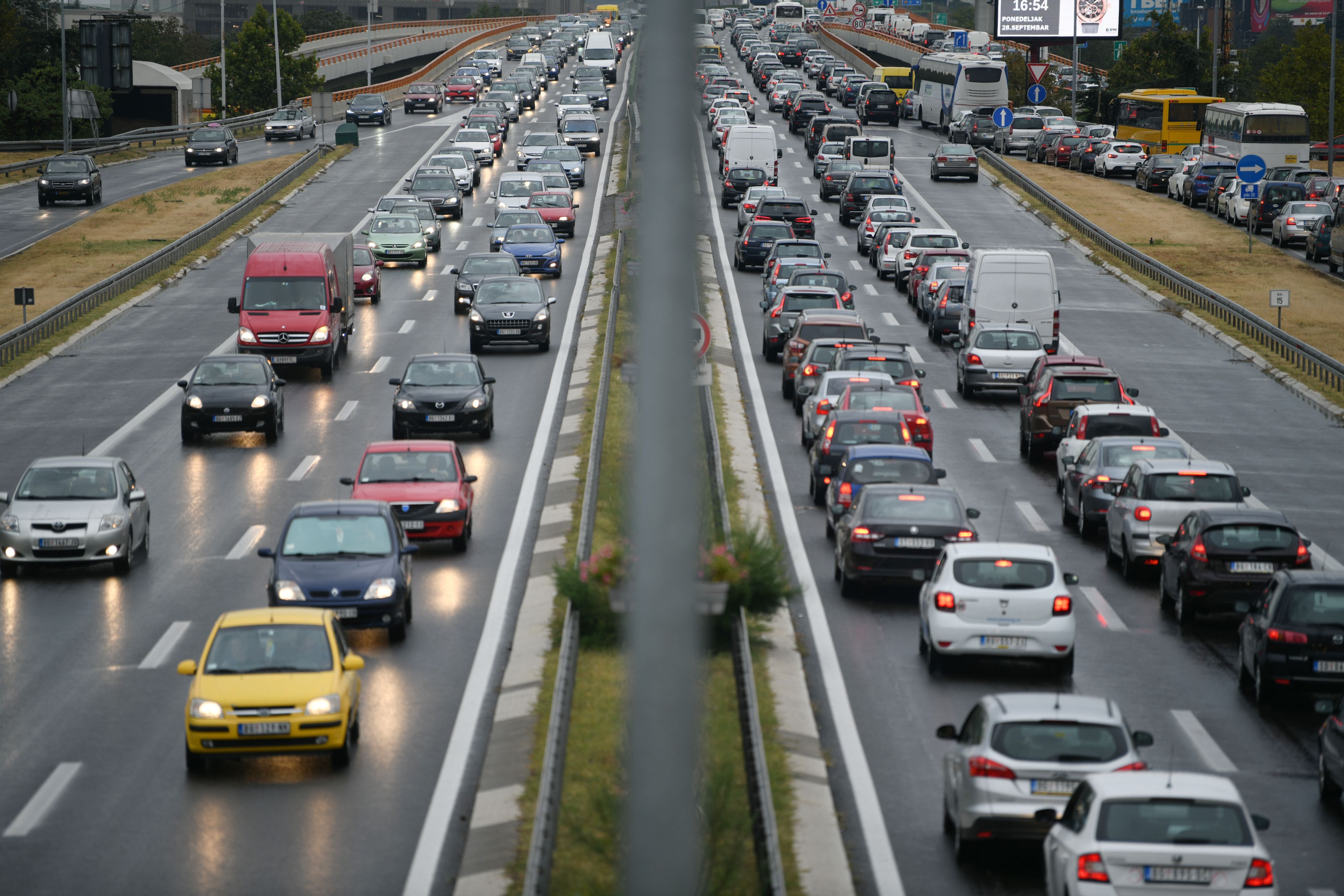 Beograd 28.09.2020. Gazela, gužva, kiša, jesen, nevreme, loše vreme Foto: Filip Krainčanić/Nova.rs