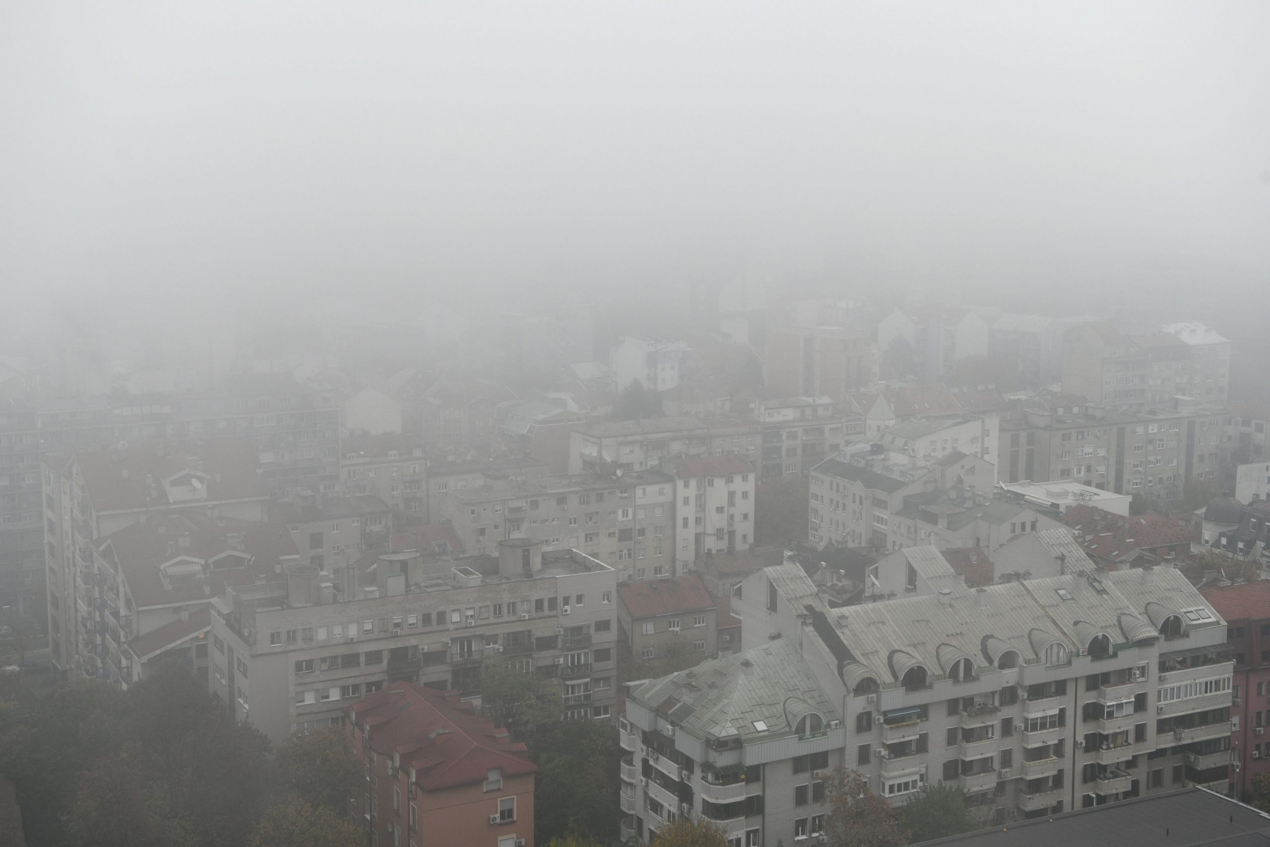 Beograd 09.11.2020. Magla, zagađenje, zagadjenje, smog, jesen, hladno vreme Foto: Filip Krainčanić/Nova.rs
