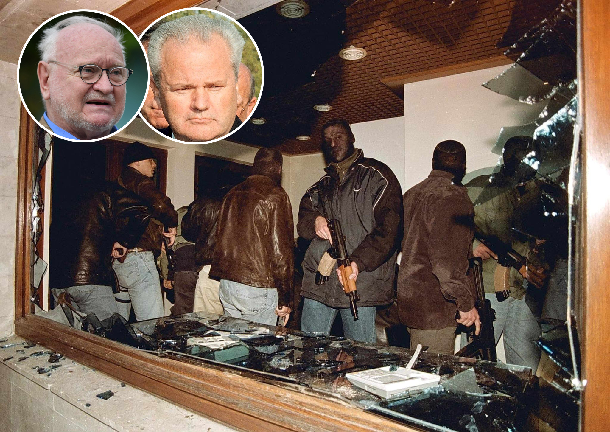 Hapšenje Slobodana Miloševića Foto:EPA PHOTO EPA/KOCA SULEJMANOVIC, Saša Stanković, Filip Krainčanić/Nova.rs