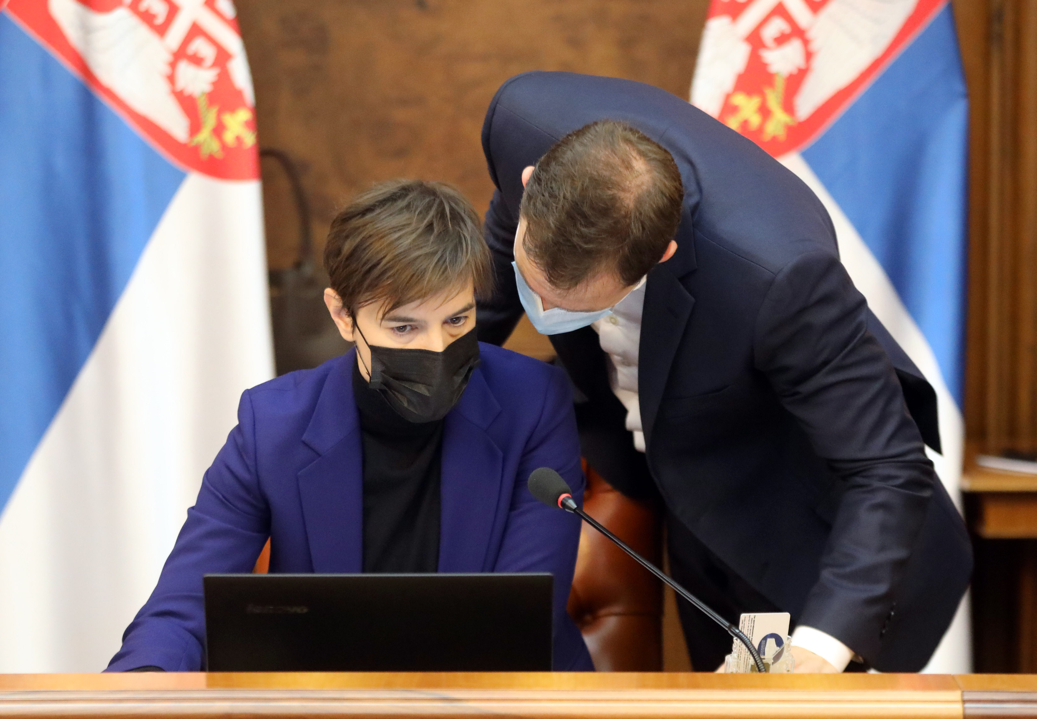 Beograd, 11. februara 2021.- Premijerka Srbije Ana Brnabic predsedavala je danasnjom sednicom Vlade Srbije. FOTO TANJUG/ VLADA REPUBLIKE SRBIJE/ SLOBODAN MILJEVIC/ nr