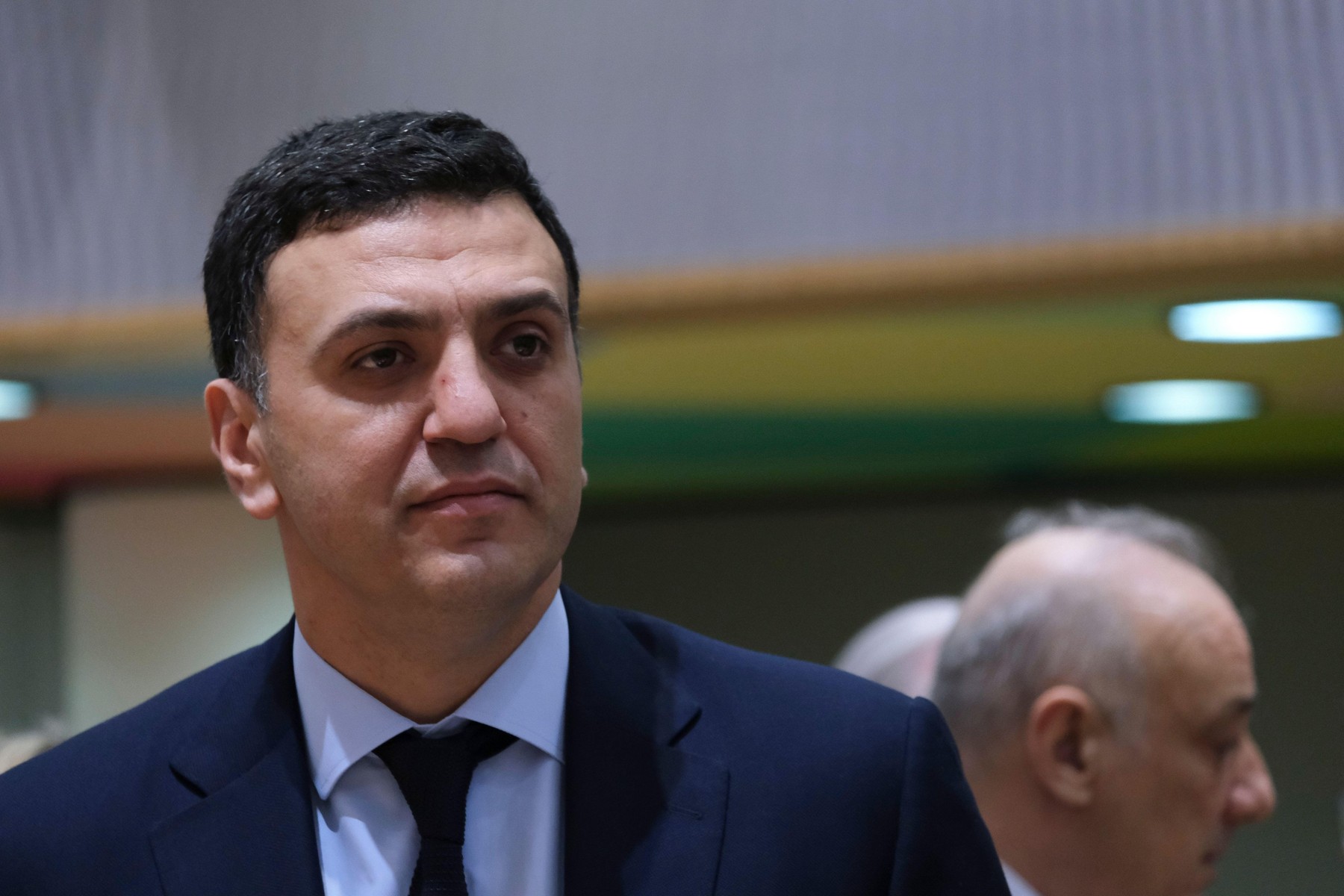 Brussels, Belgium. 13th Feb, 2020. Greek Health Minister Vassilis Kikilias attends a special European health ministers meeting on Coronavirus crisis. Credit: ALEXANDROS MICHAILIDIS/Alamy Live News