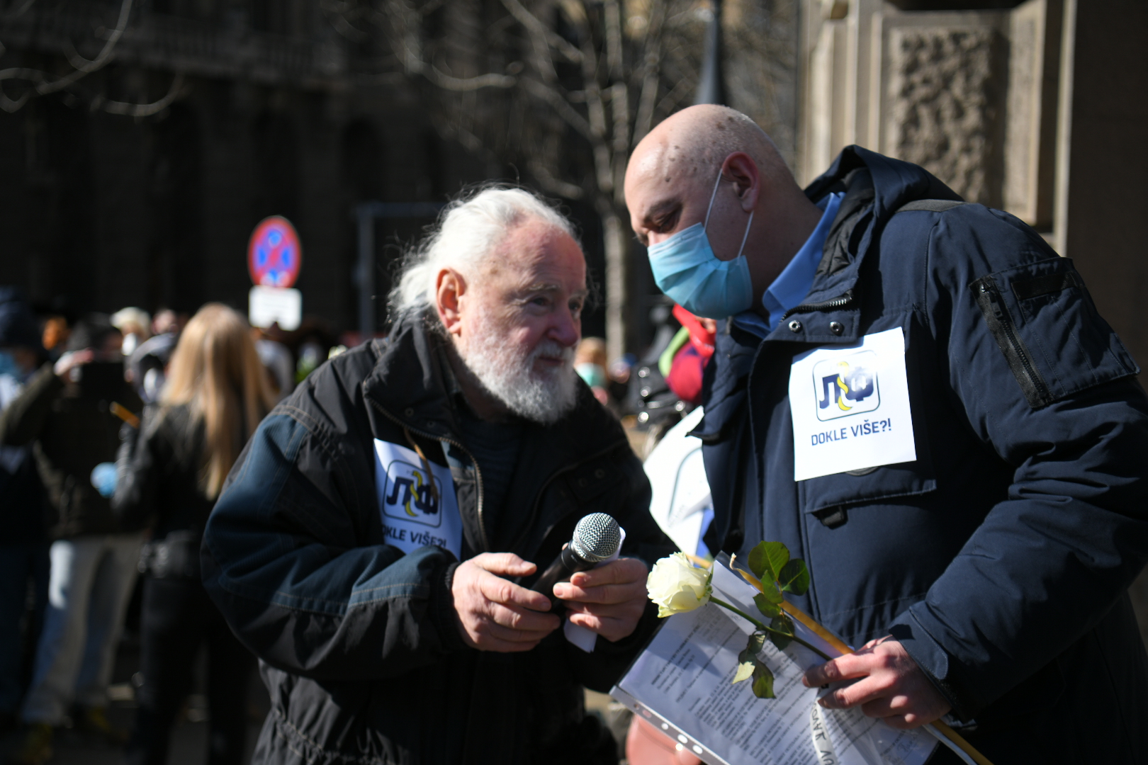 Rade Panić
Beograd 15.02.2021. Protest Sindikata lekara i farmaceuta ispre Vlade Srbije. Sindikat lekara i farmaceuta, Vlada Srbije Foto: Nemanja Jovanović/Nova.rs