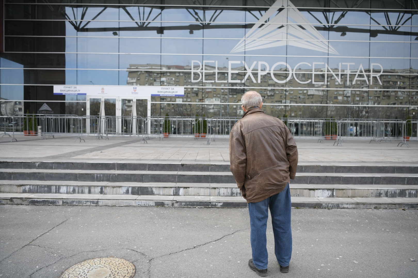 Beograd, 16.02.2021. Belexpocentar, Belekspocentar, Belekspo centar, Vakcinacija, prazno, zatvoreno, zatvoren Foto: Dragan Mujan/Nova.rs