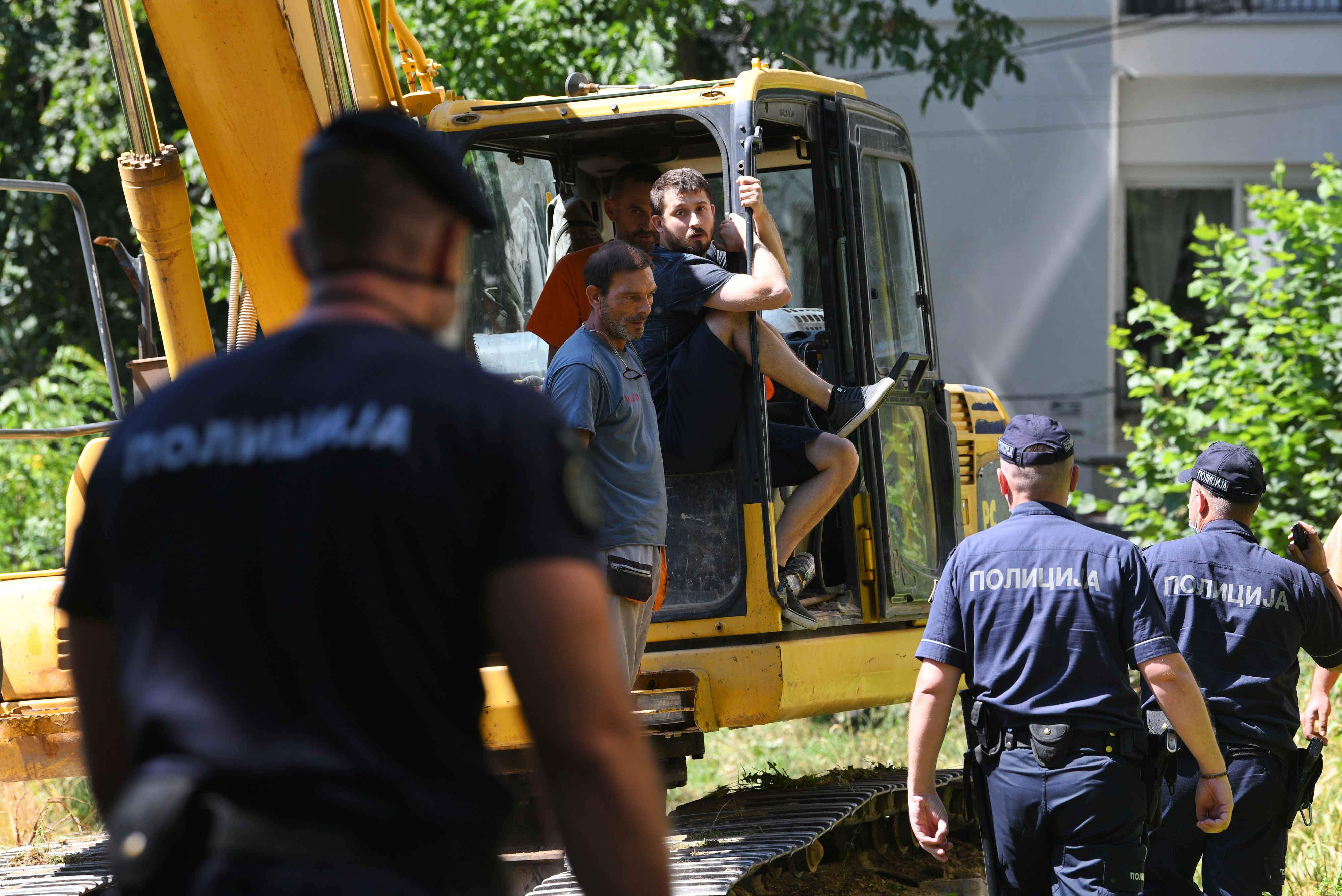 Beograd 01. jul 2020. Banovo brdo parkic protest Sacuvajmo nas parkic Foto:Filip Krainčanić/Nova.rs
