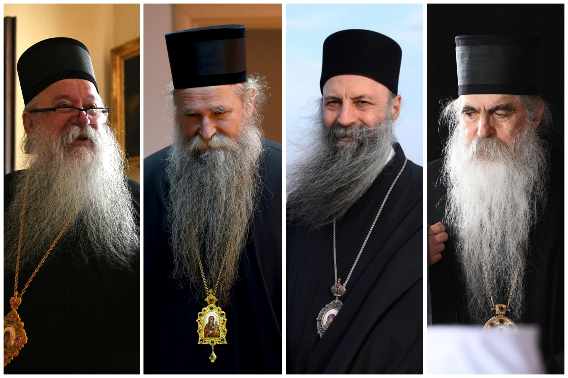 Vladike, Hrizostom, Joanikije, Porfirije, Irinej Bulović kombo, Vladike kombo, Episkopi