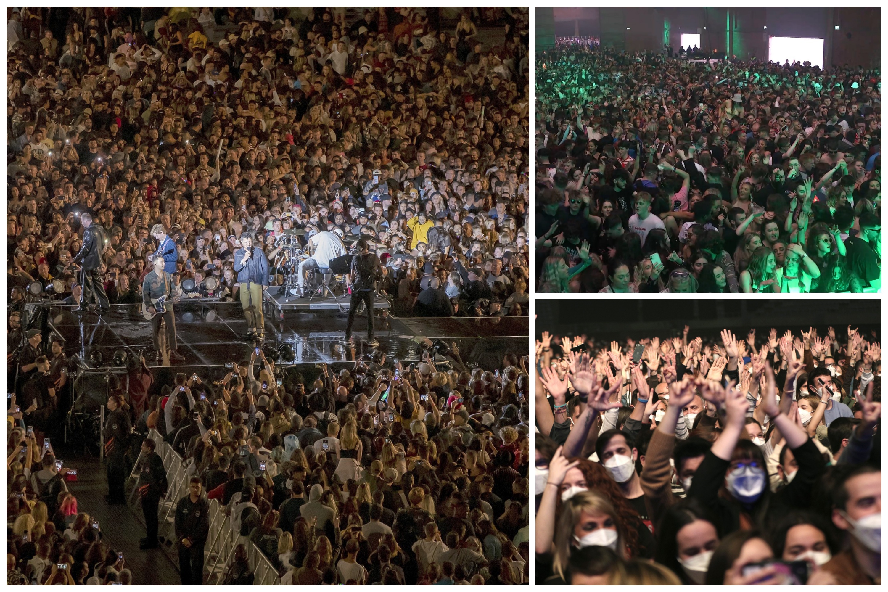 fotke sa kocerata iz Španije, Novog Zelanda i Liverpula, što su skoro bili.

kao korona eksperimet