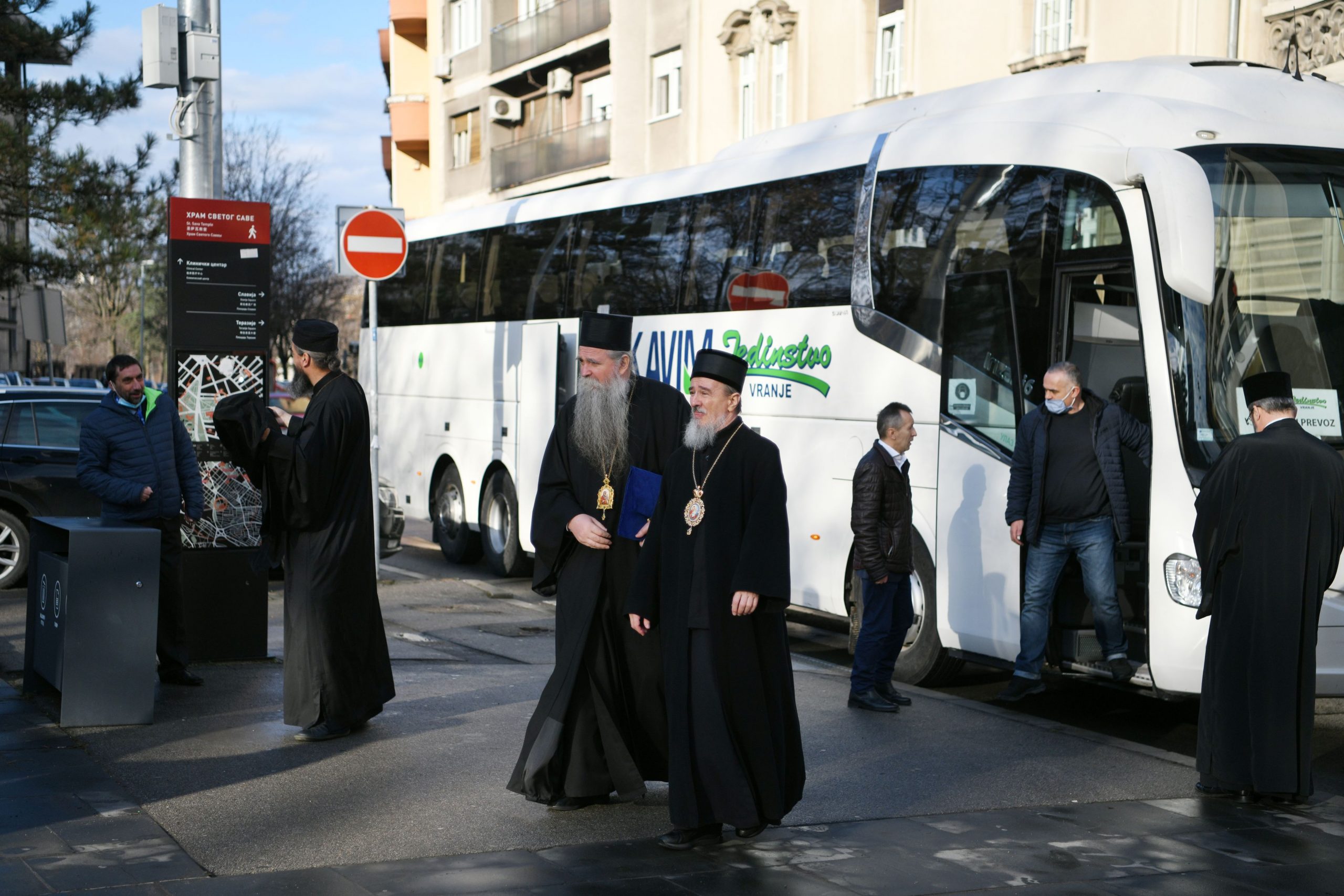 Beograd 18.02.2021. Hram Svetog Save, izbor novog patrijarha, vladike, popovi, svestenici, Joanikije, Atanasije rakita Foto: Filip Krainčanić/Nova.rs