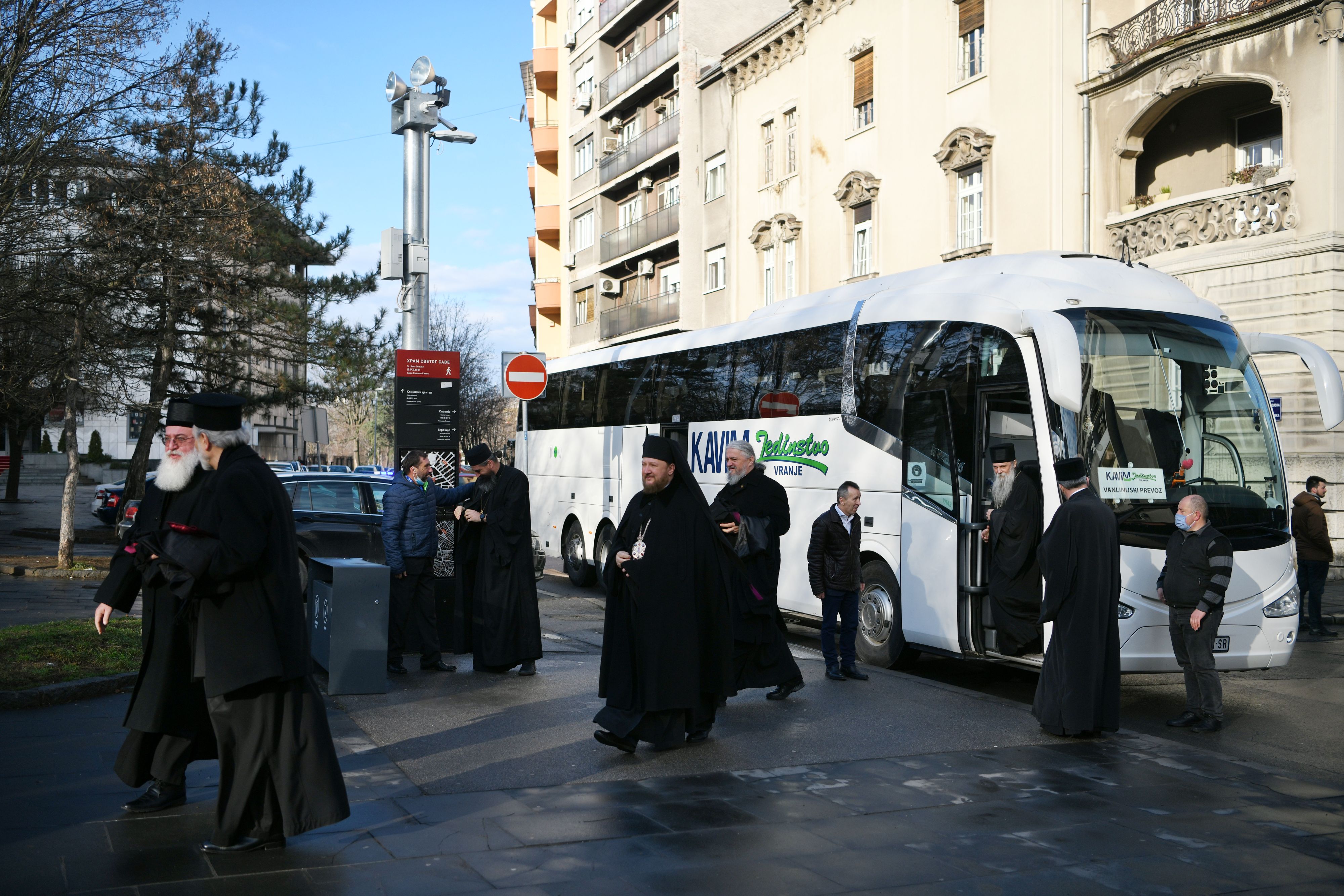 Beograd 18.02.2021. Hram Svetog Save, izbor novog patrijarha, vladike, popovi, svestenici, Foto: Filip Krainčanić/Nova.rs