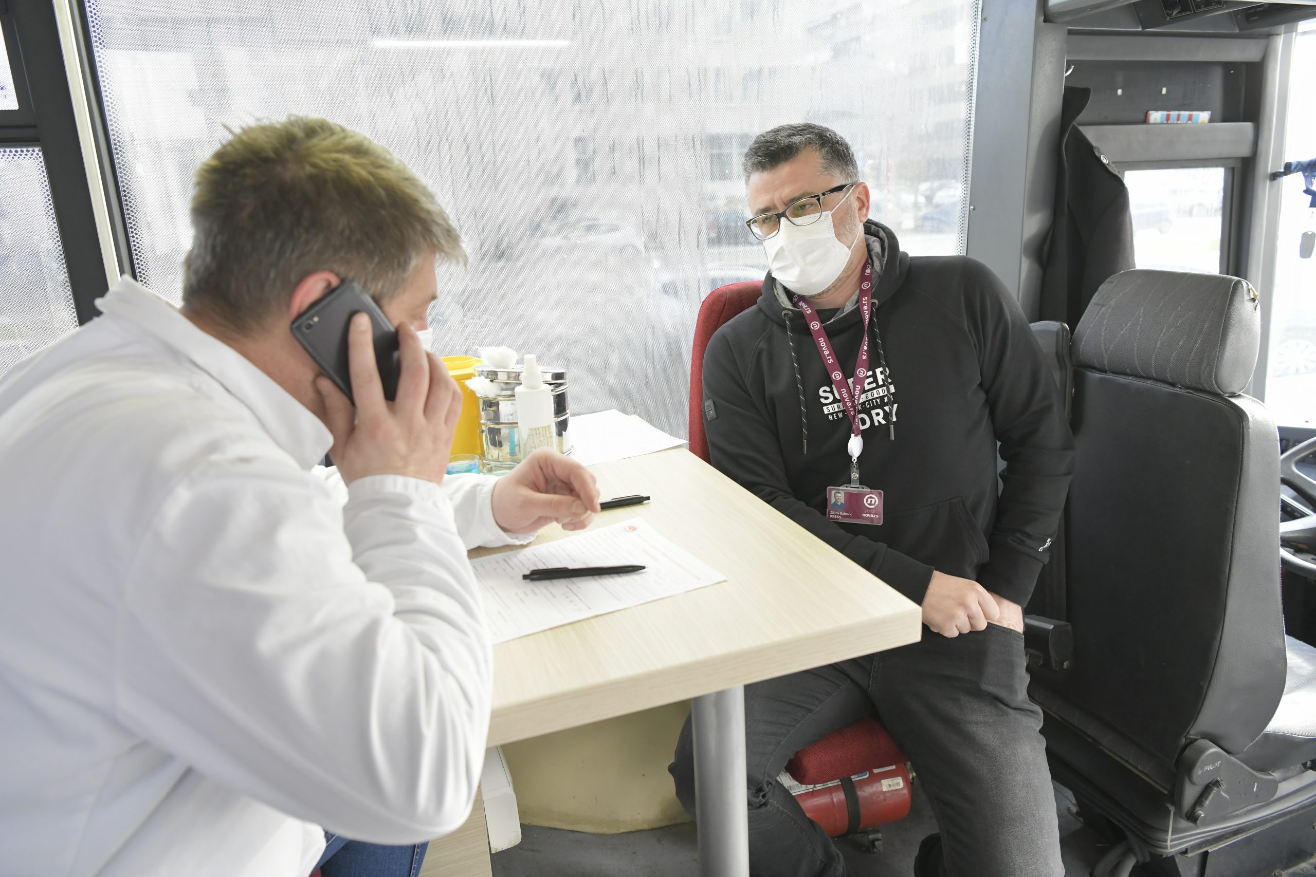 beograd 18.02.2021 dobrovoljno davanje krvi zaposlenih u united medija