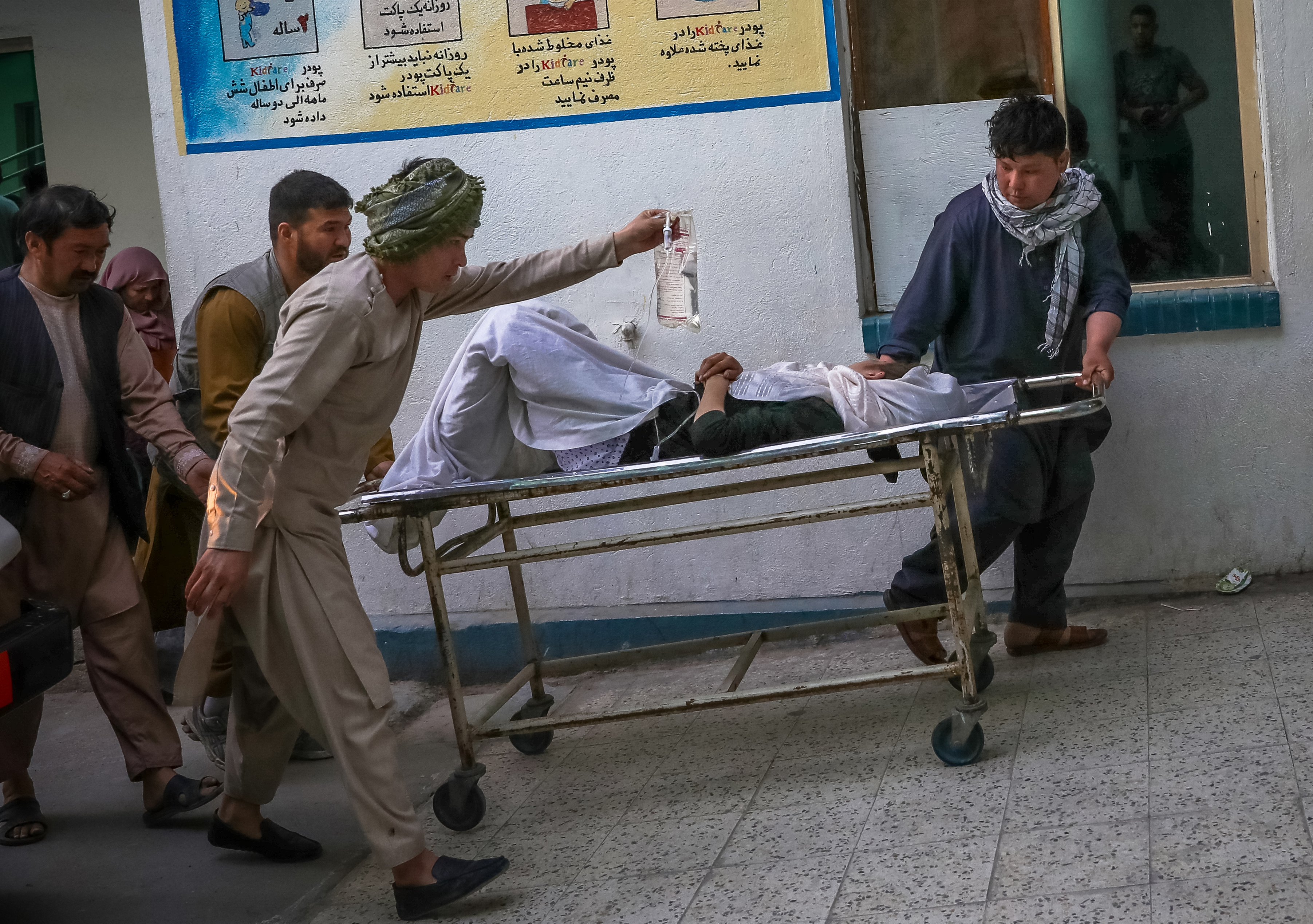Explosion targets a school west of Kabul