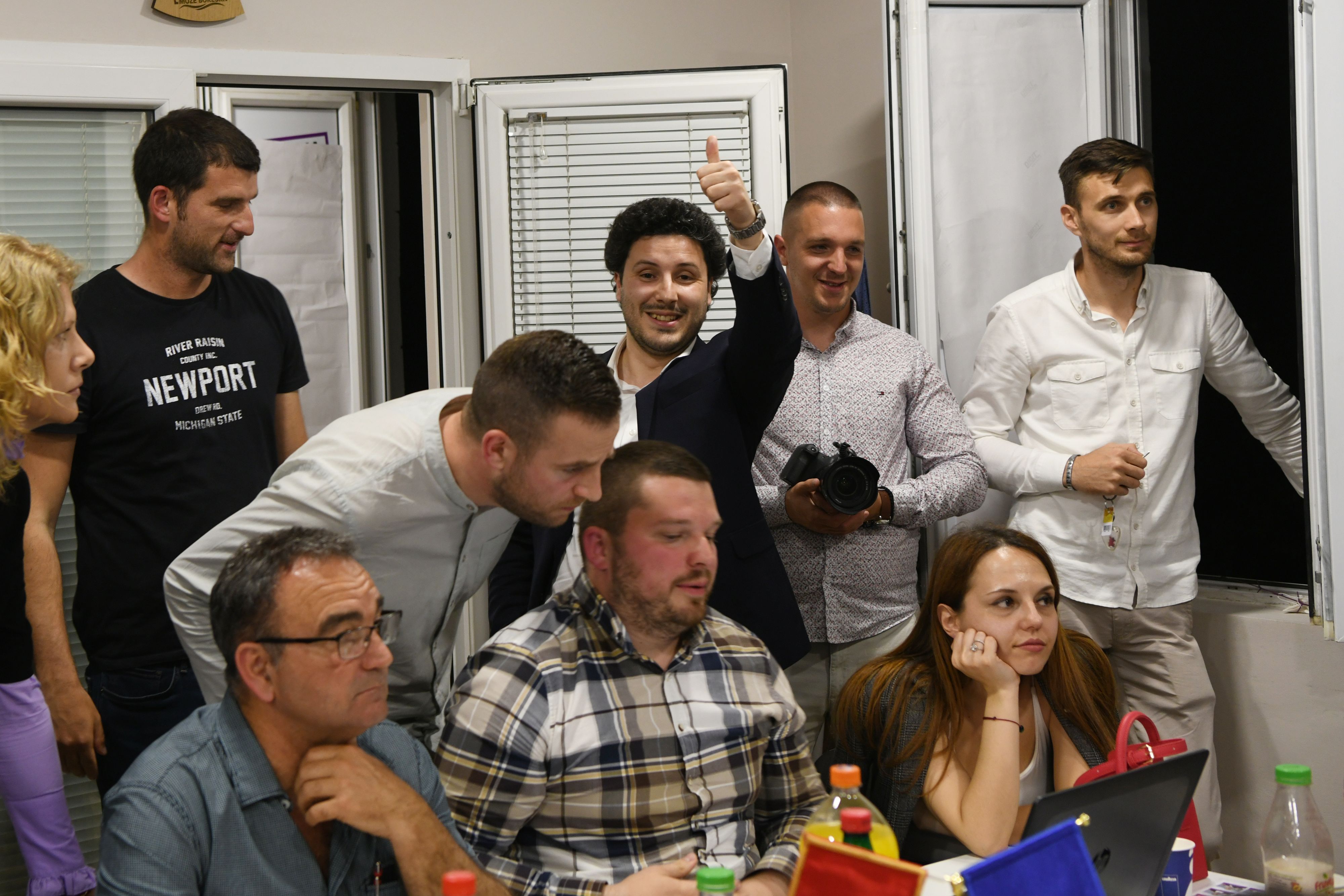 Herceg Novi, 09.05.2021. Lokalni izbori Herceg Novi, Dritan Abazović štab Foto: Goran Srdanov/Nova.rs