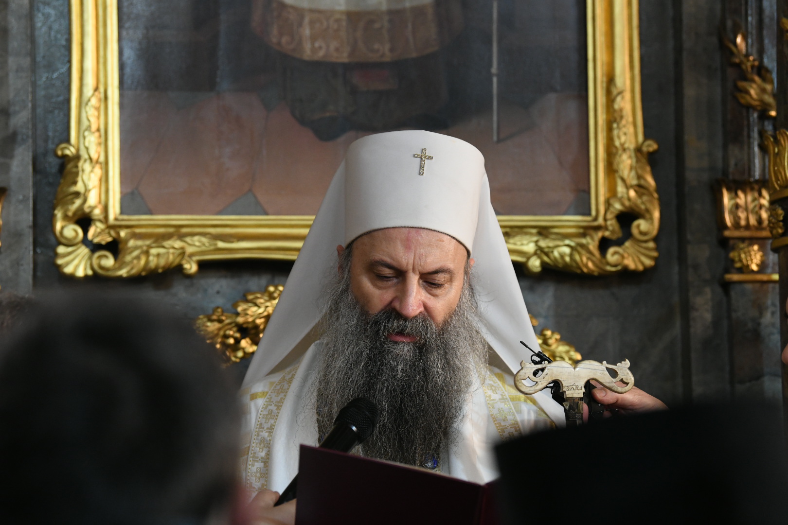 Patrijarh Porfirije
Beograd 19.02.2021. Saborna crkva, ustoličenje patrijarha, novi patrijarh, ceremonija