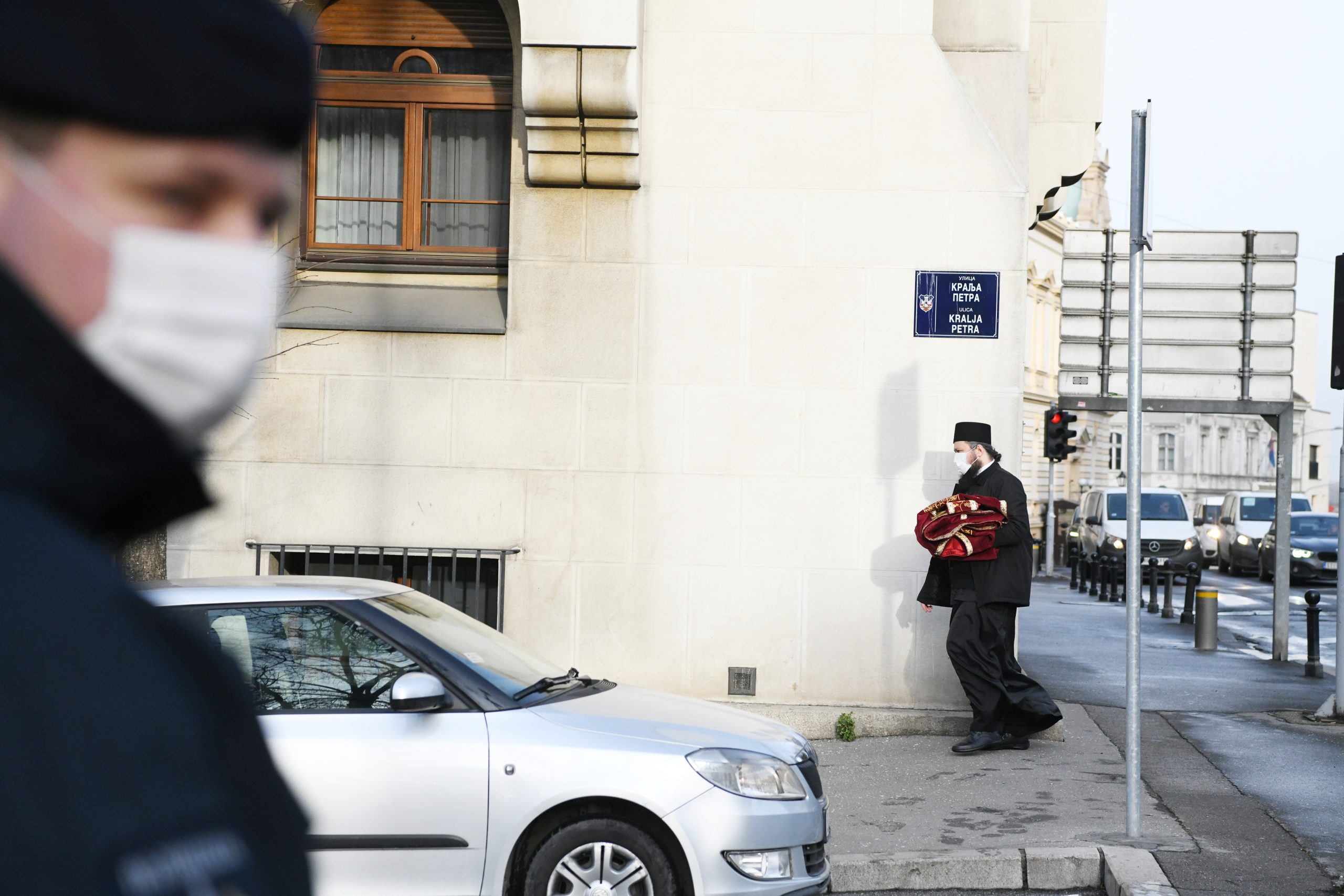 Beograd 19.02.2021. Ustolicenje patrijarha Porfirija, patrijarh Porfirije, Saborna crkva, Foto: Vesna Lalić/Nova.rs