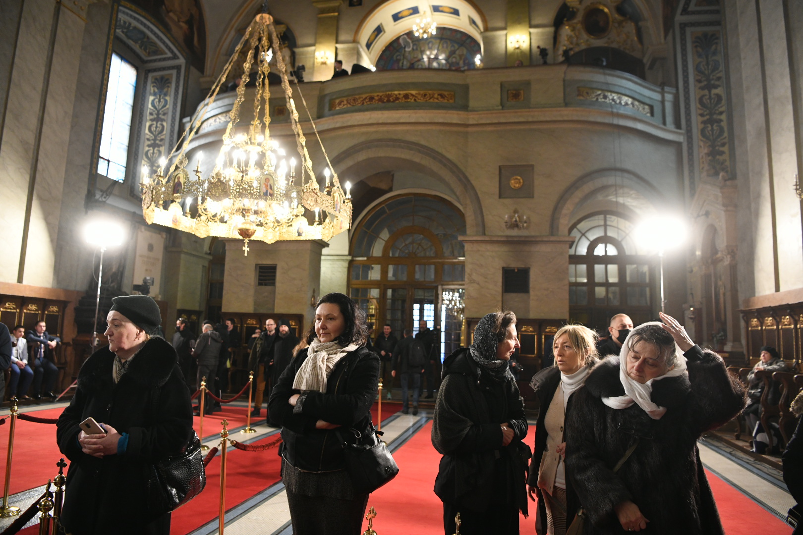 Beograd 19.02.2021. Ustolicenje patrijarha Porfirija, patrijarh Porfirije, Saborna crkva, Foto: Vesna Lalić/Nova.rs