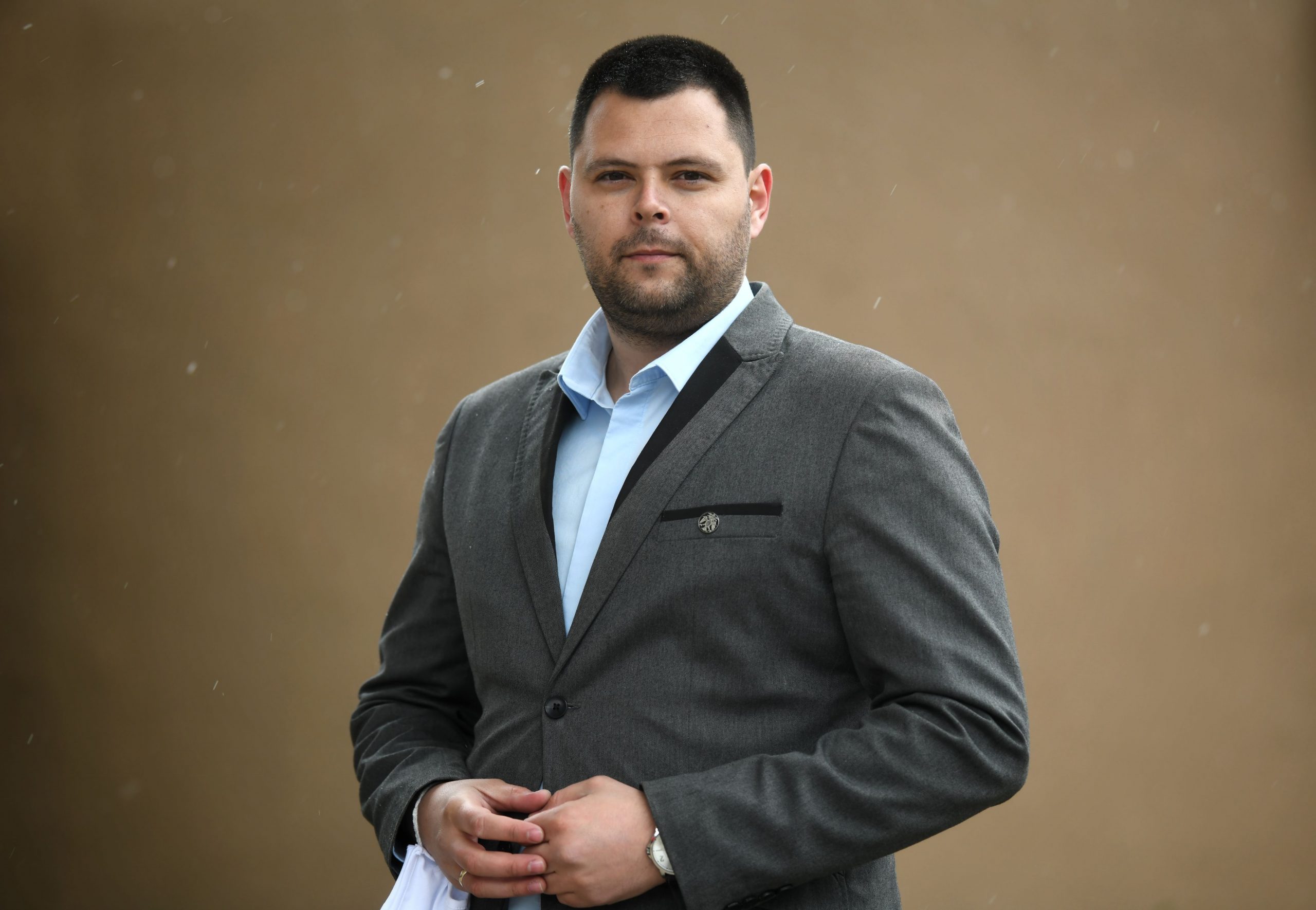 Nikšić, 15.03.2021. Marko Kovačević, nosilac liste "Za budućnost Nikšića" Foto: Filip Krainčanić/Nova.rs