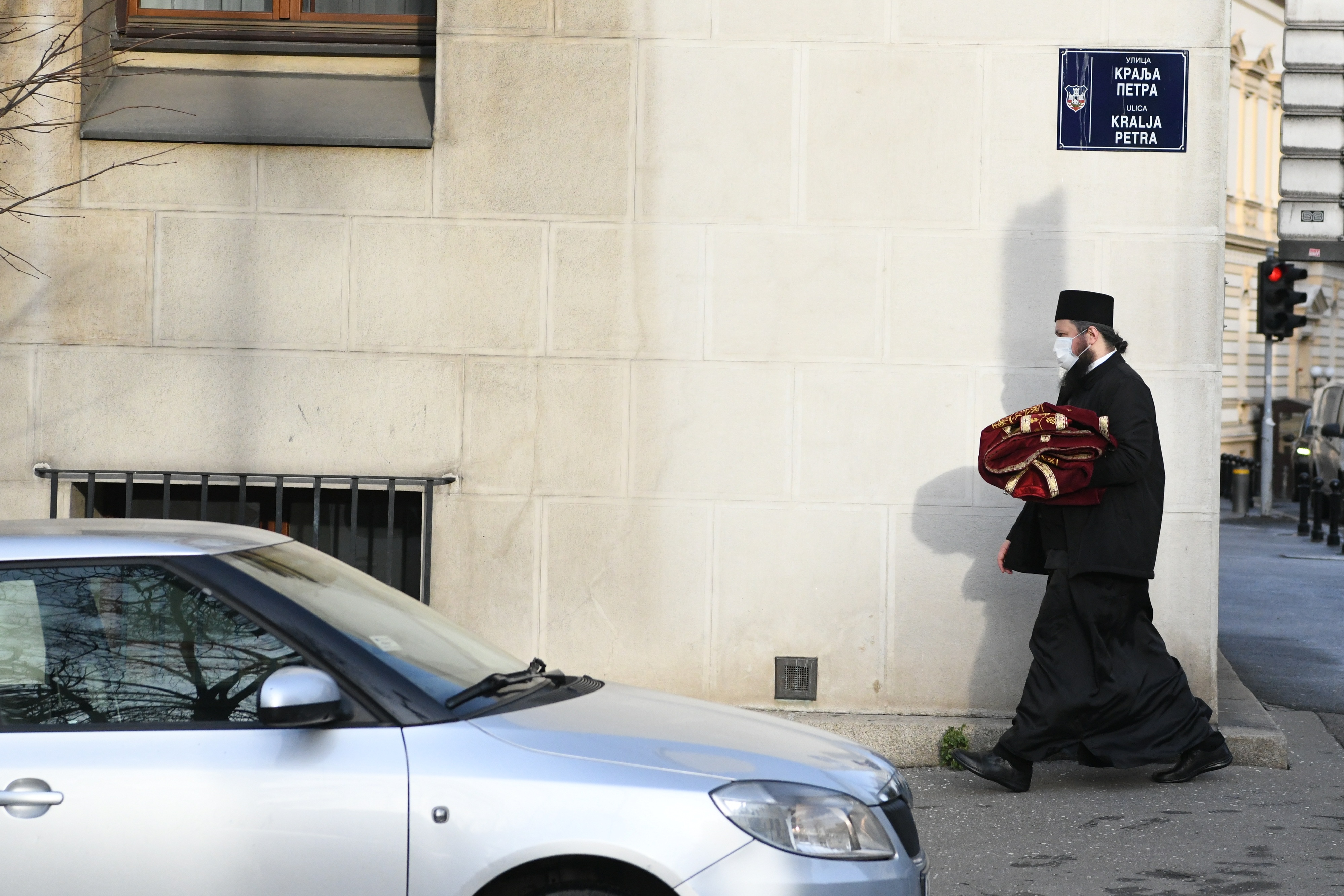 Beograd 19.02.2021. Ustolicenje patrijarha Porfirija, patrijarh Porfirije, Saborna crkva, Foto: Vesna Lalić/Nova.rs