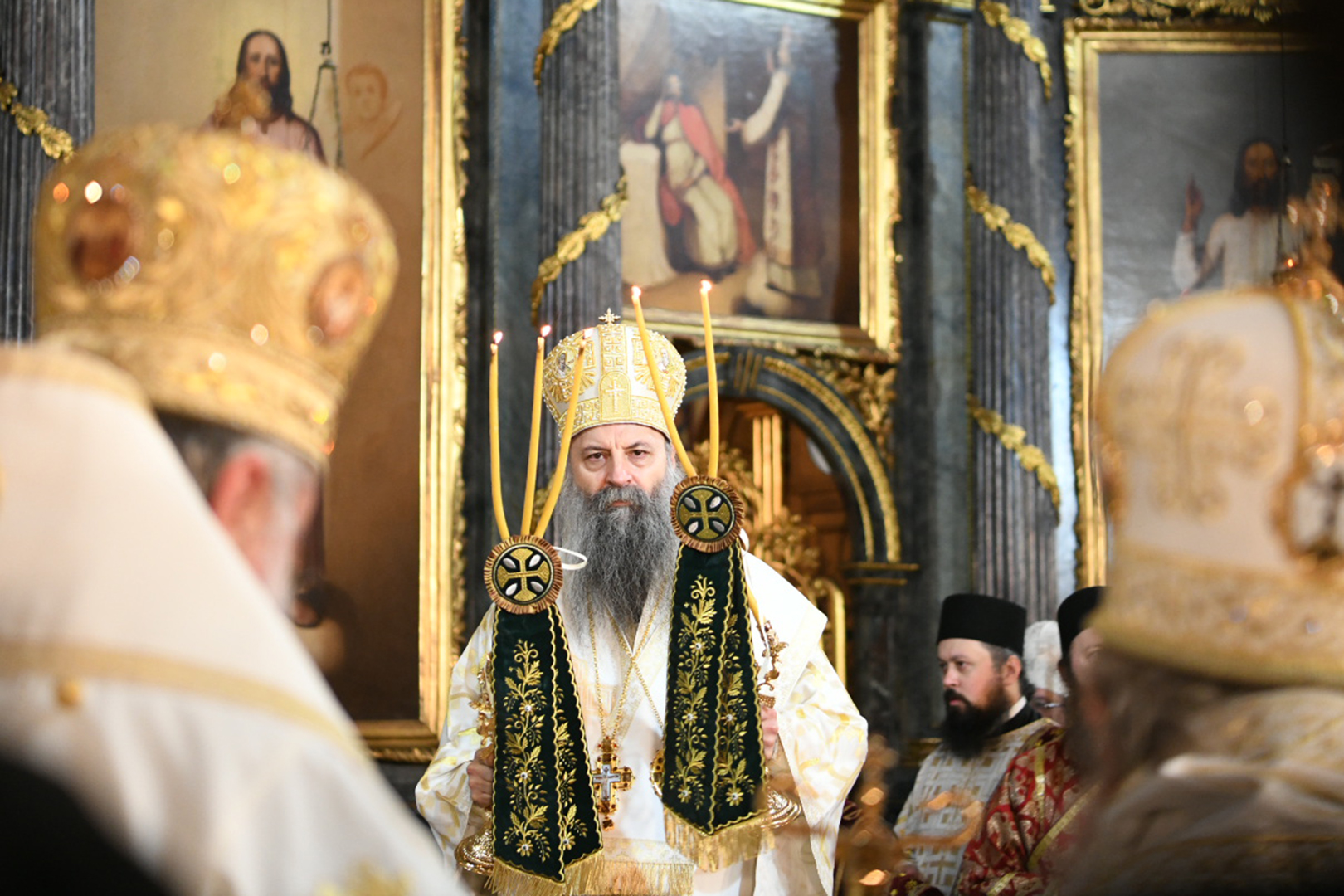 Beograd 19.02.2021. Saborna crkva, ustoličenje patrijarha, novi patrijarh, ceremonija