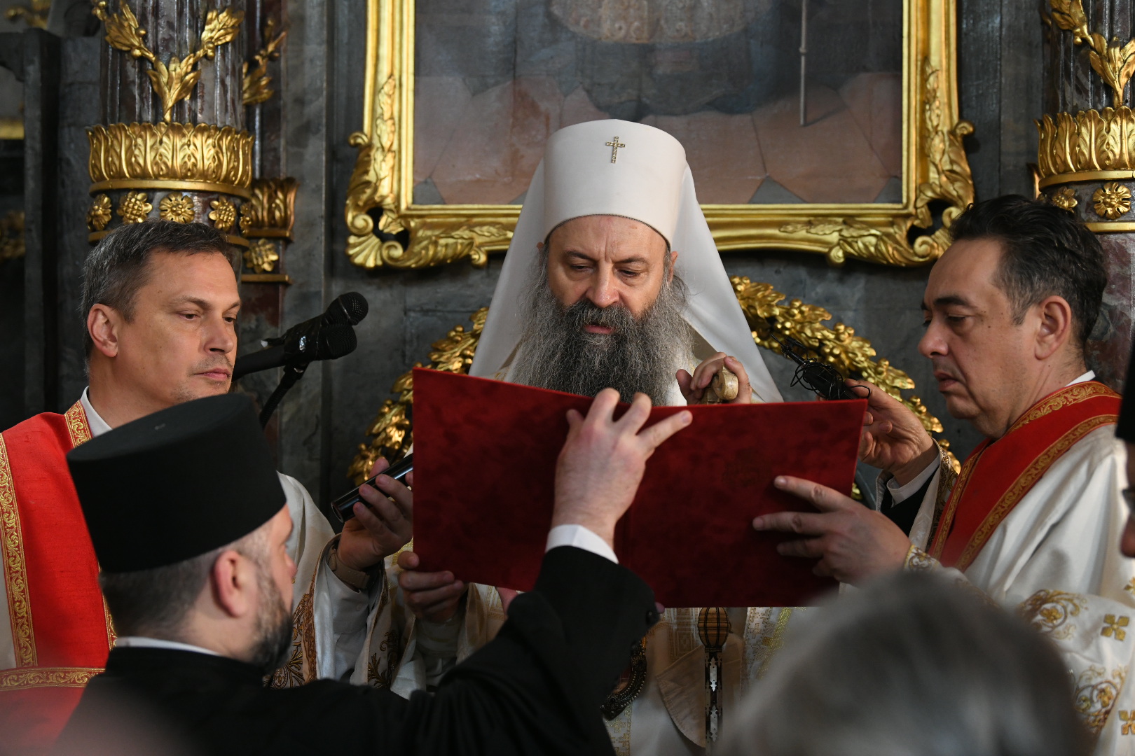 Patrijarh Porfirije
Beograd 19.02.2021. Saborna crkva, ustoličenje patrijarha, novi patrijarh, ceremonija