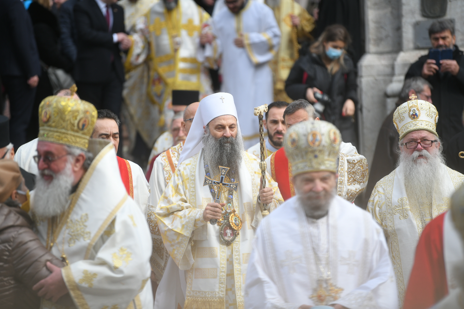 Patrijarh Porfirije
Beograd 19.02.2021. Saborna crkva, ustoličenje patrijarha, novi patrijarh, ceremonija