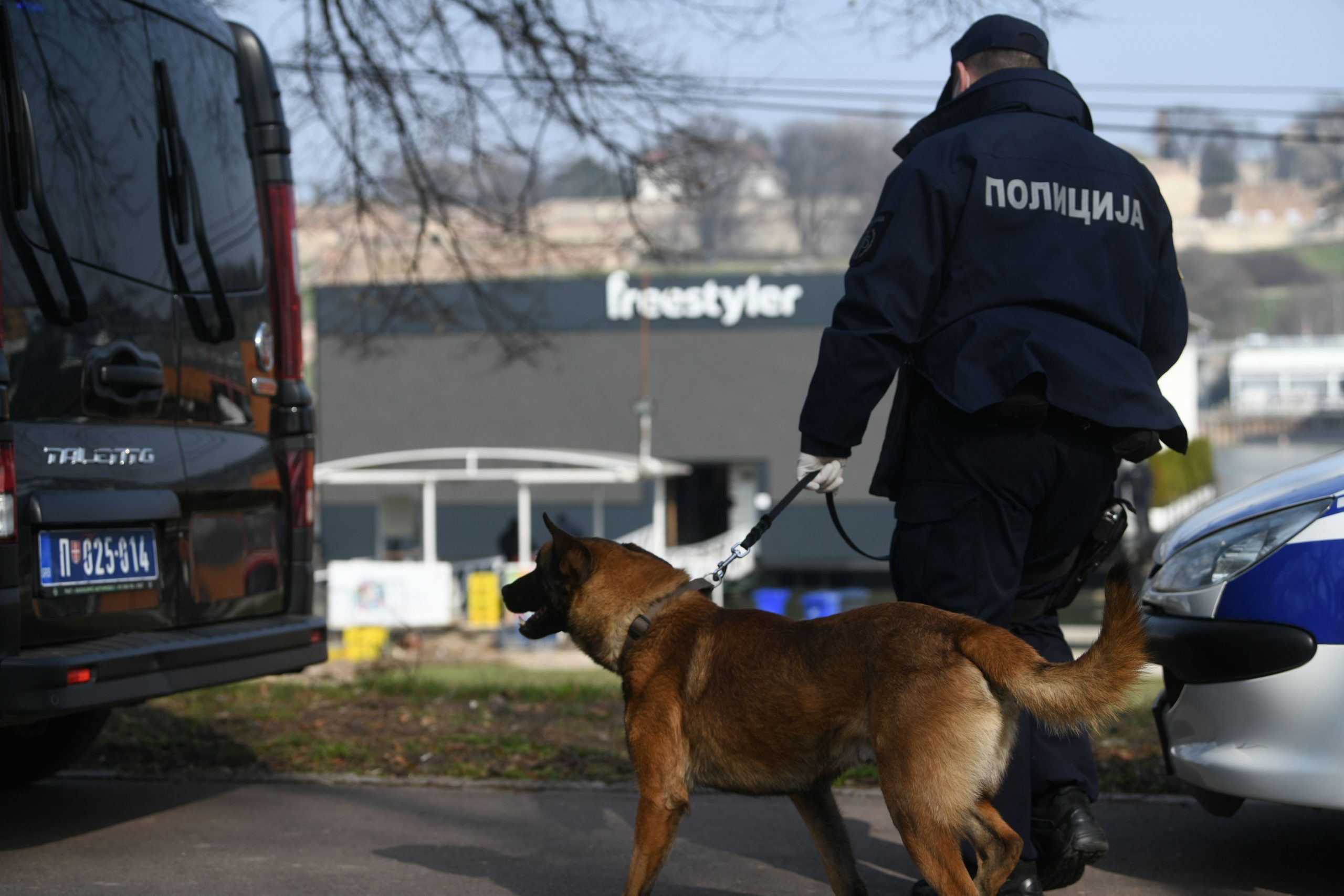 Beograd 24.02.2021. Splav Freestyler, Fristajler, policija, racija, pretres, Foto: Filip Krainčanić/Nova.rs
