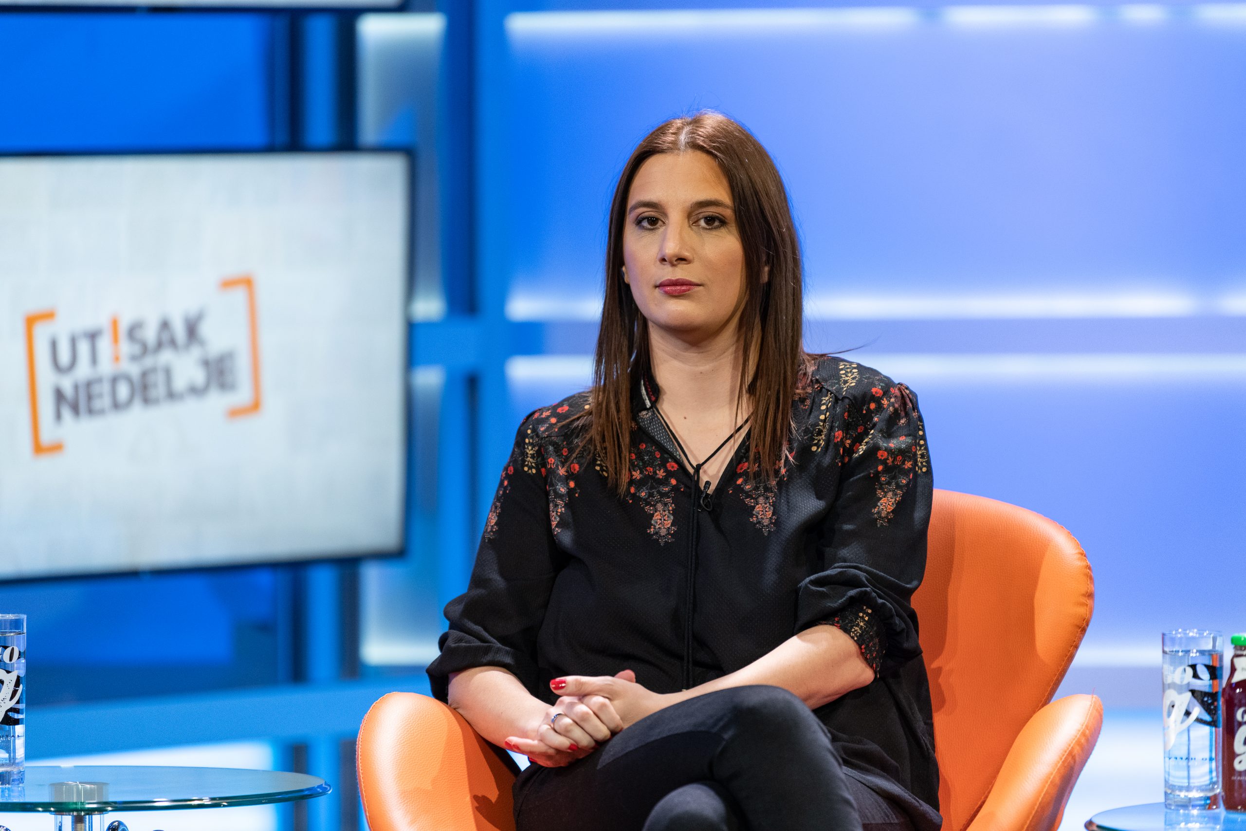 Beograd 21.02.2021. Jelena Jorgačević, emisija Utisak nedelje Foto: Ivan Dinić/Nova S