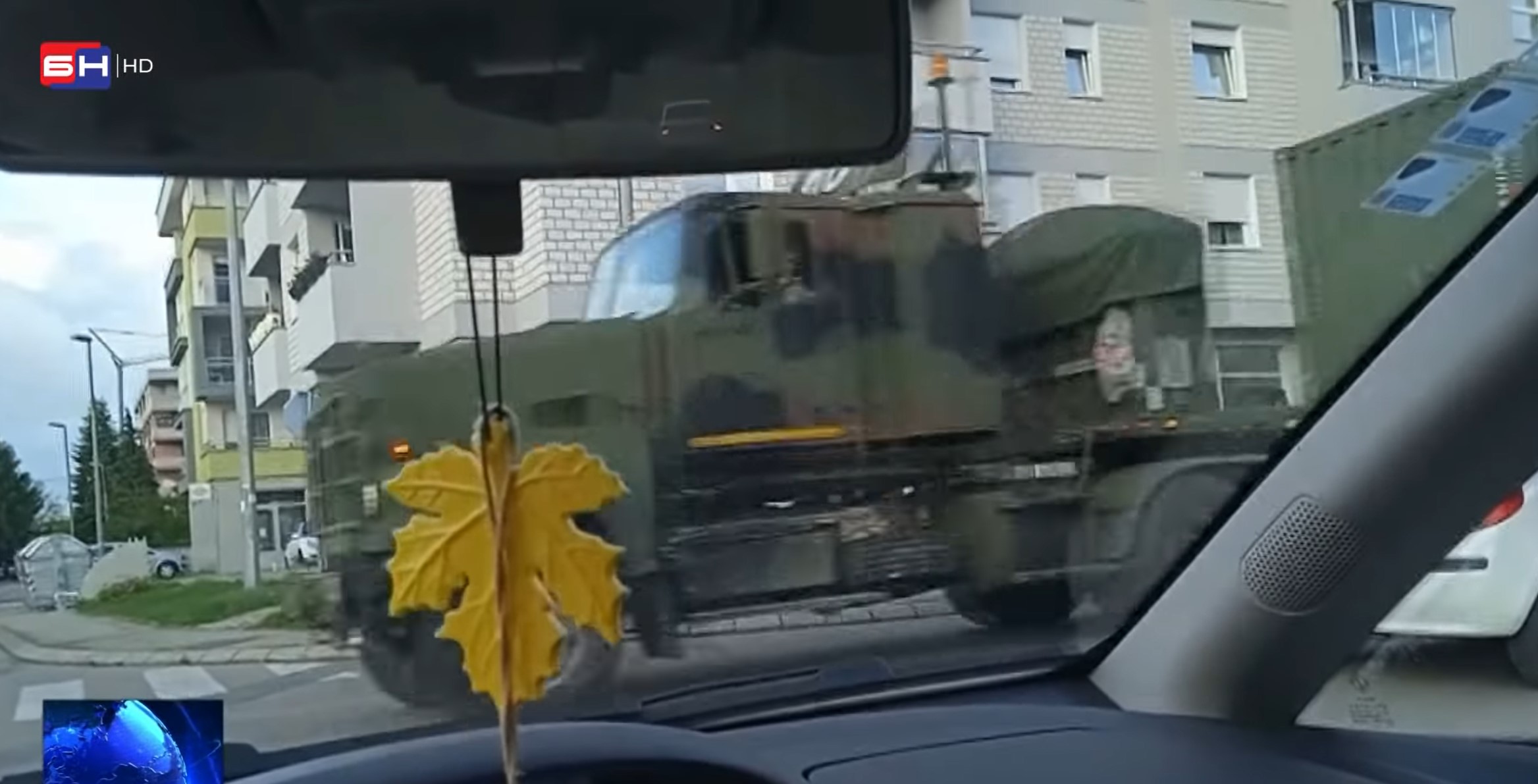 Američke trupe na putu za Manjaču prodefilovale Banjalukom, Banja Luka