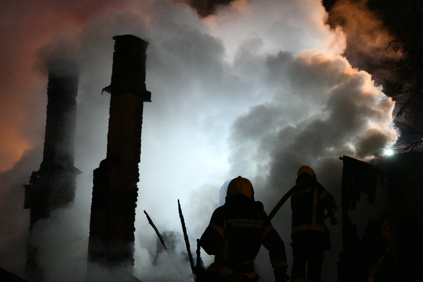 Beograd 04. novembar 2020. Vinca pozar vatrogasci Foto:Vesna Lalić/Nova.rs