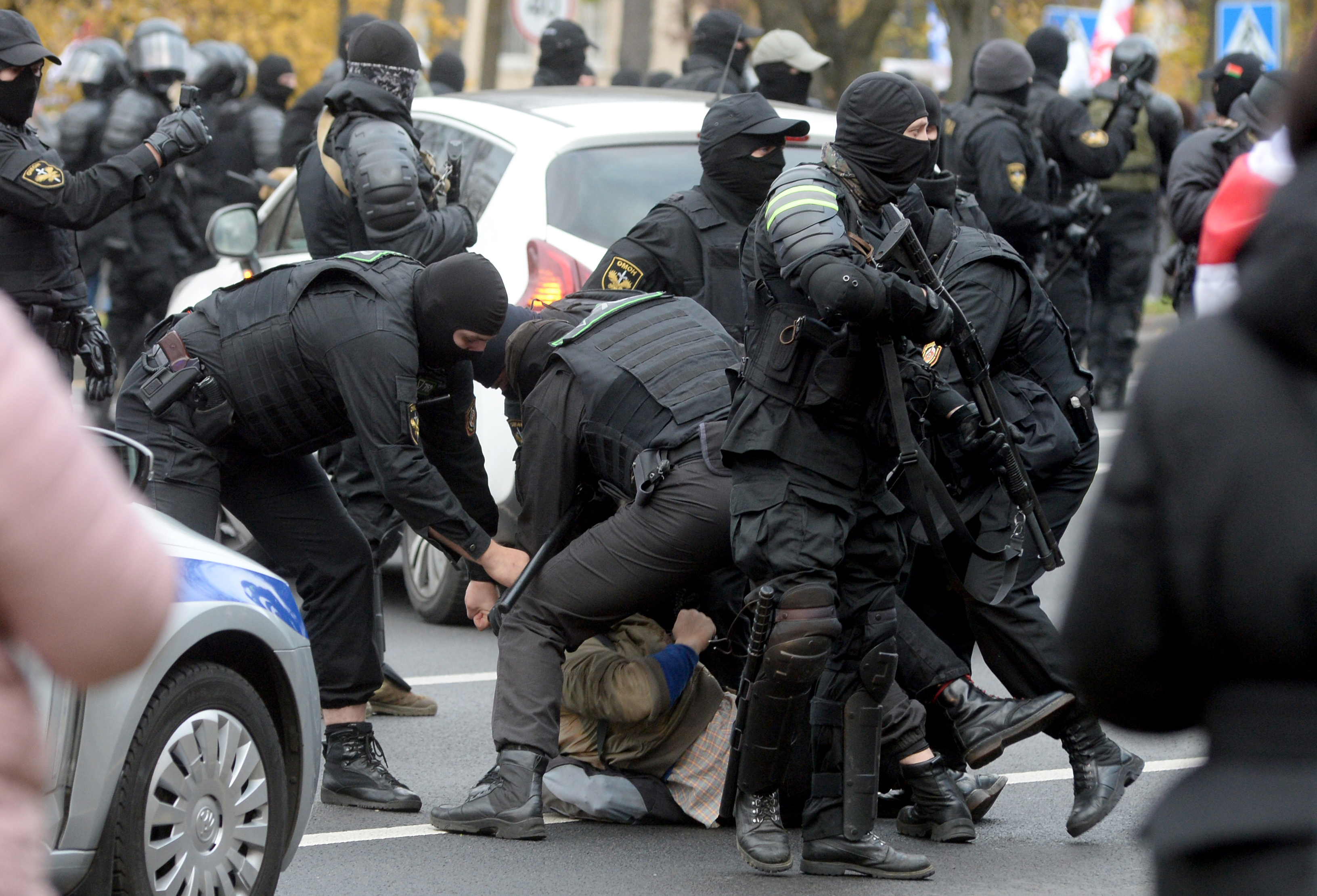 Anti-government protest in Minsk