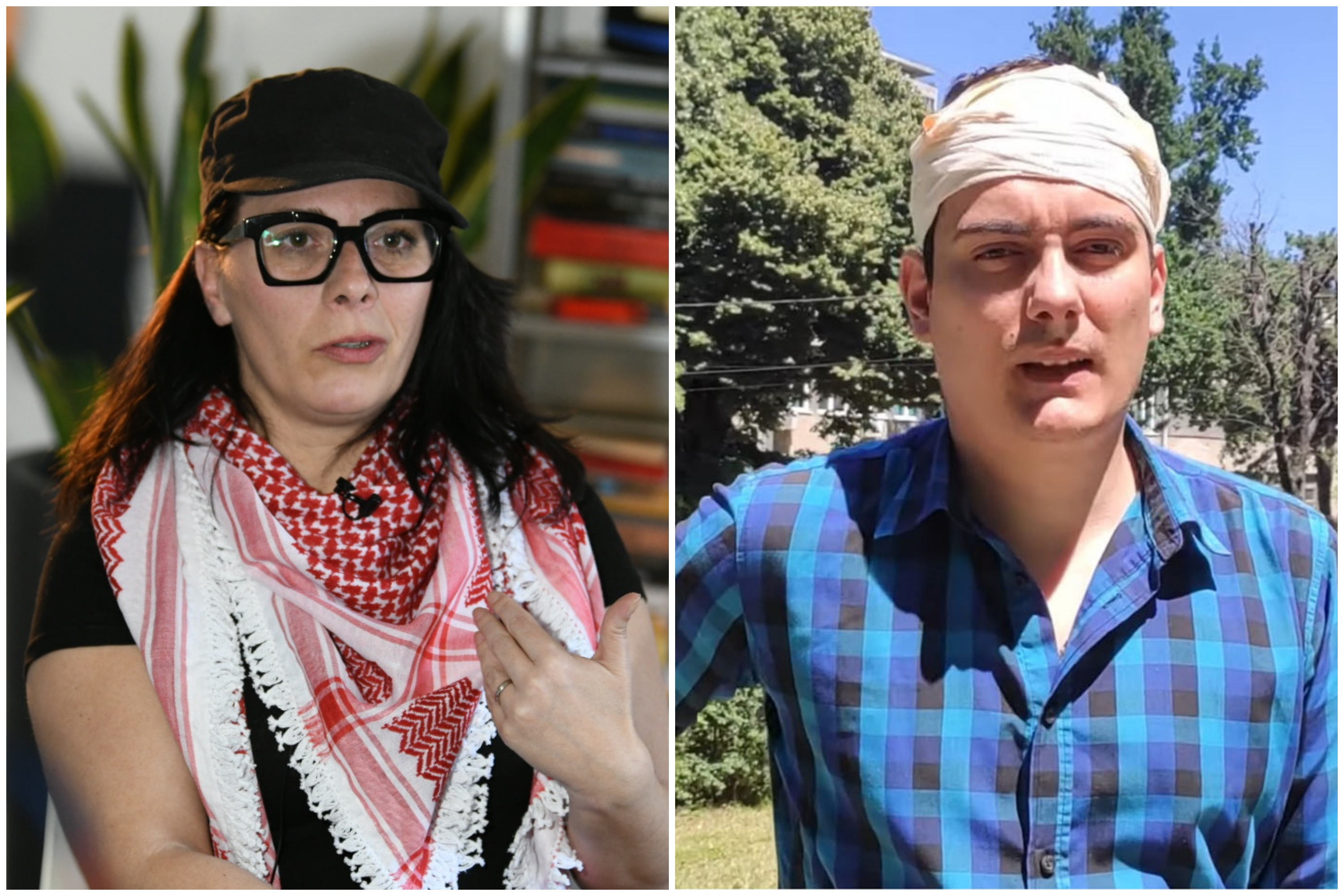 Ana Lalić, Vojislav Milovančević, Voja Milovančević, kombo Foto: Arhiva