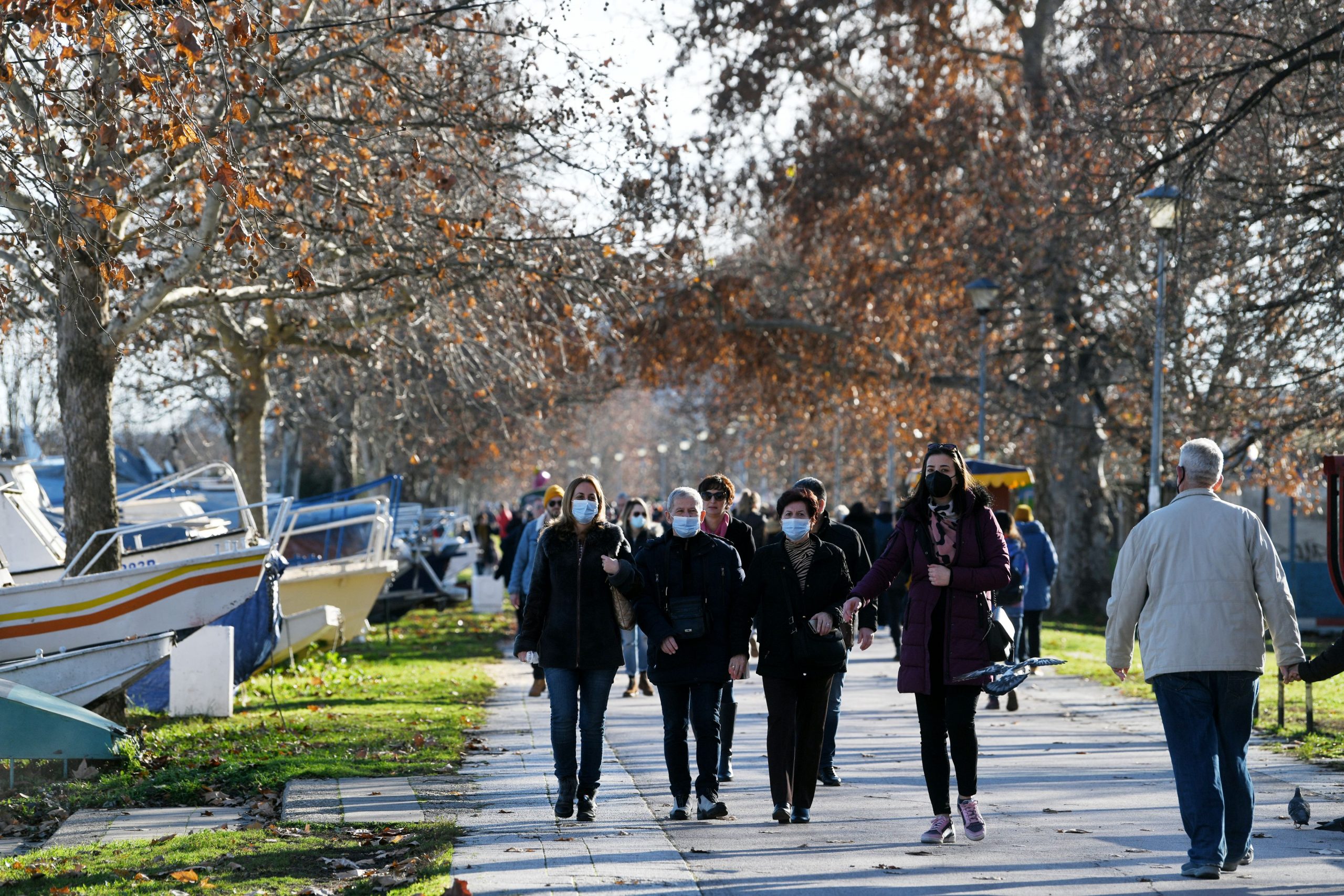 Beograd, 1.01.2021. Zemun, Zemunski kej, Novogodišnja atmosfera, gužva, praznik, koronavirus Foto: Filip Krainčanić/Nova.rs