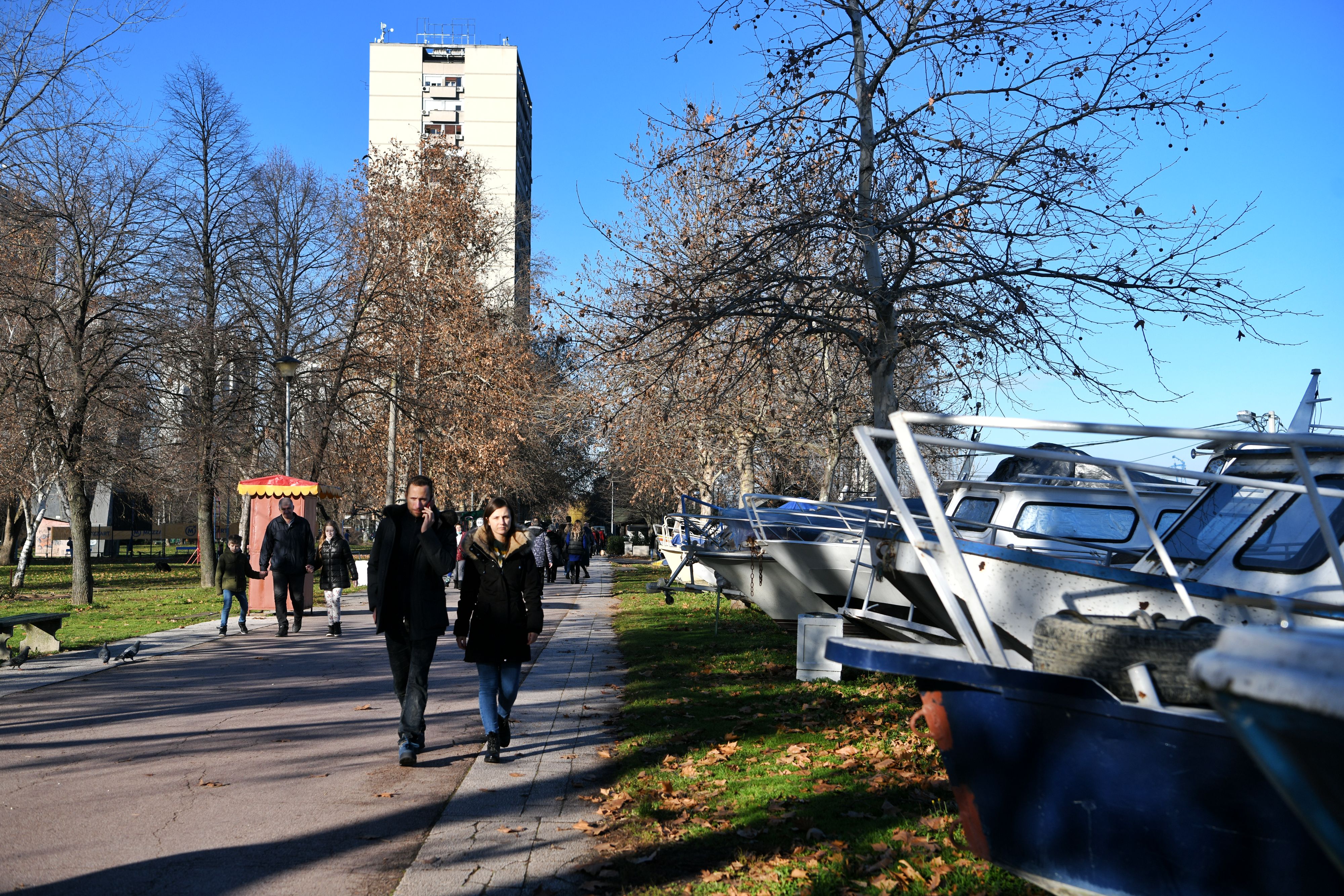 Beograd, 1.01.2021. Zemun, Zemunski kej, Novogodišnja atmosfera, gužva, praznik, koronavirus Foto: Filip Krainčanić/Nova.rs